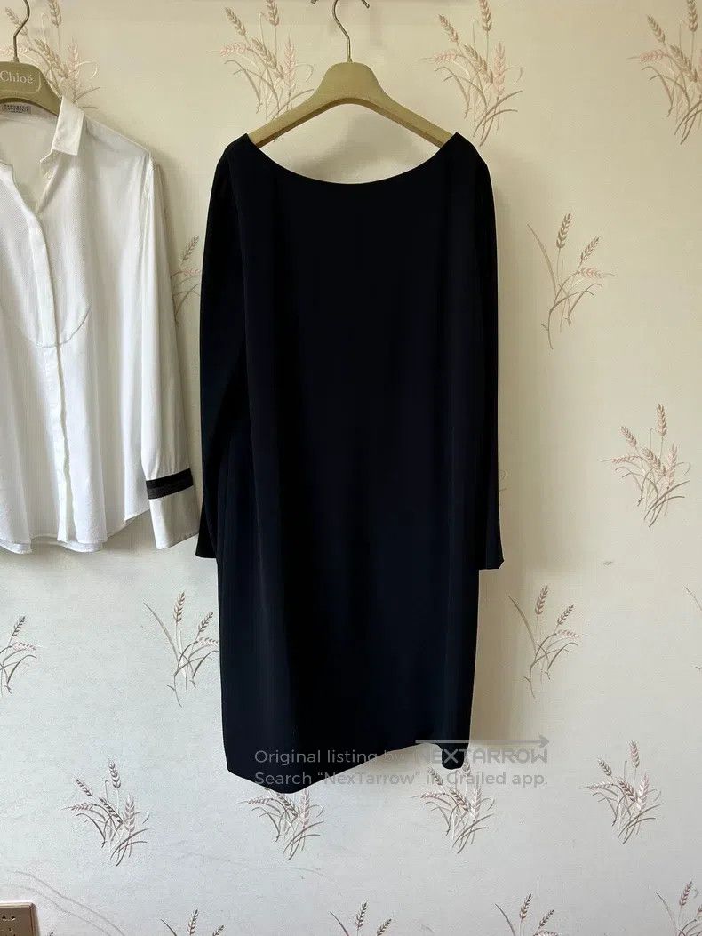 The Row The row Black minimalist dress Size M / US 6-8 / IT 42-44 - 3 Thumbnail