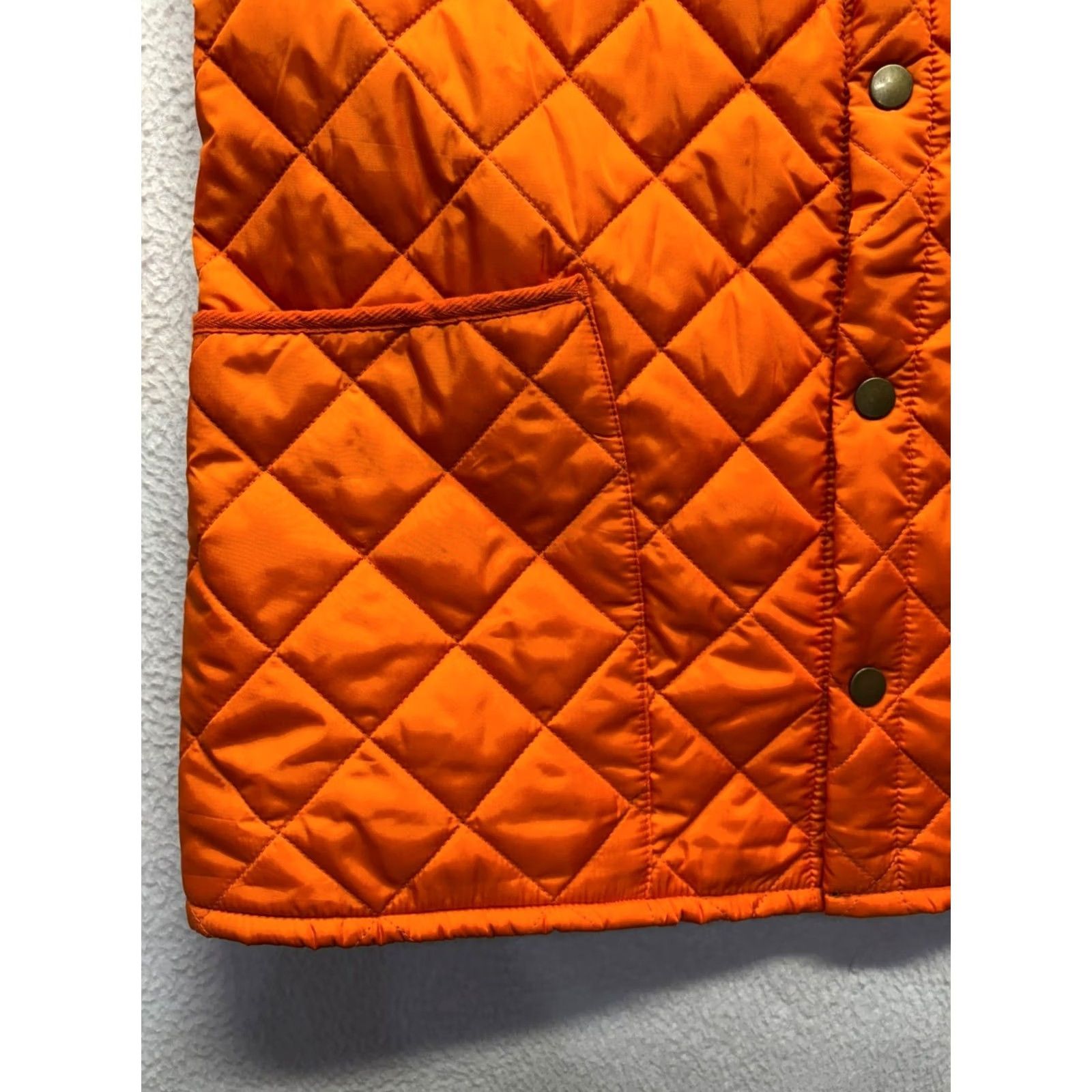 Vintage VINTAGE J. C. Penney Orange Quilted Jacket Collared Mens Large Brown Corduroy Collar Size US L / EU 52-54 / 3 - 3 Thumbnail