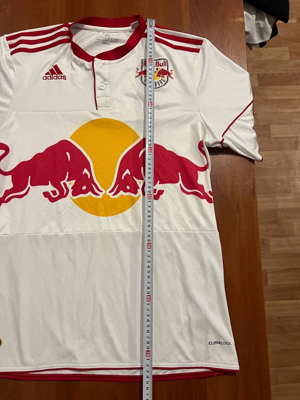 Adidas 2010/11 RED BULL SALZBURG HOME SOCCER JERSEY FOOTBALL SHIRT Size US M / EU 48-50 / 2 - 16 Thumbnail