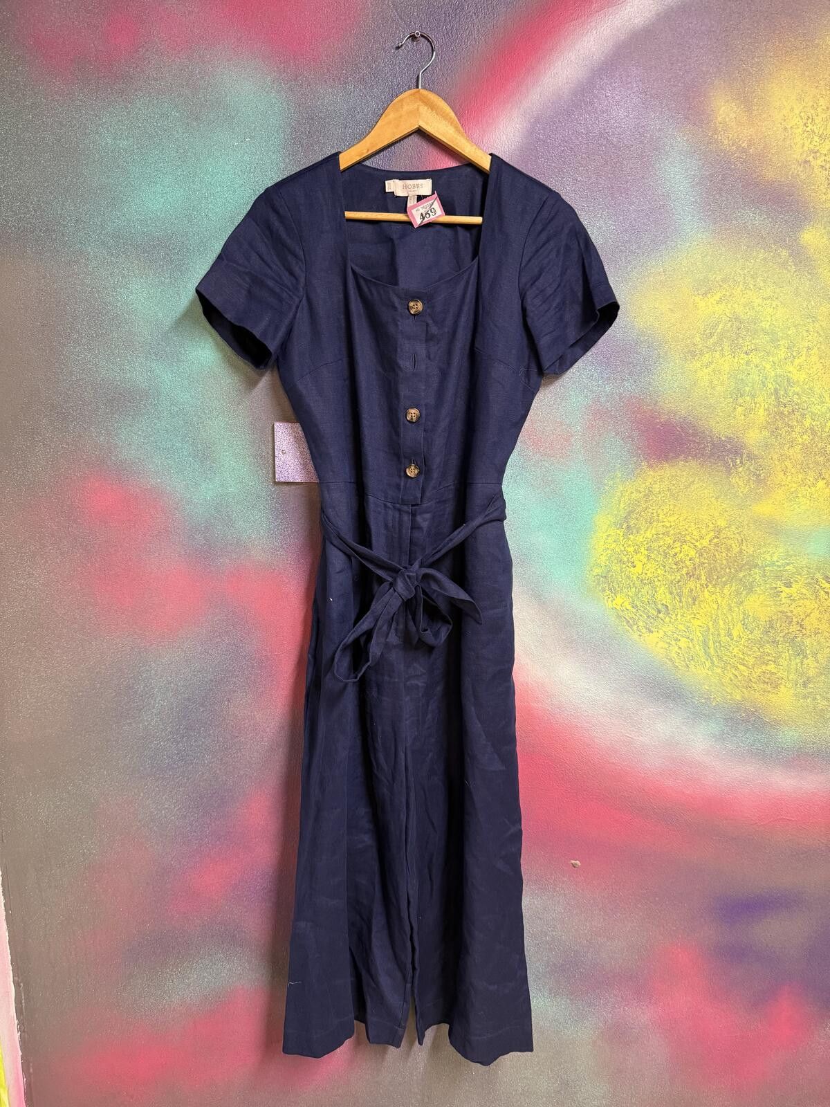 Other Hobbs London Navy Blue Short sleeve shirt dress Size M / US 6-8 / IT 42-44 - 3 Thumbnail