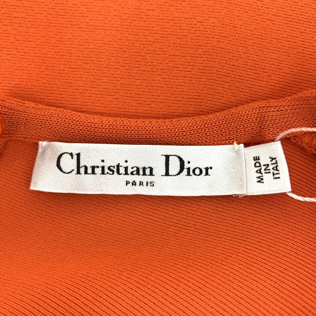 Dior Dior Orange Ribbon Design Crew Neck Short Sleeve Dress K26WX Size S / US 4 / IT 40 - 6 Thumbnail