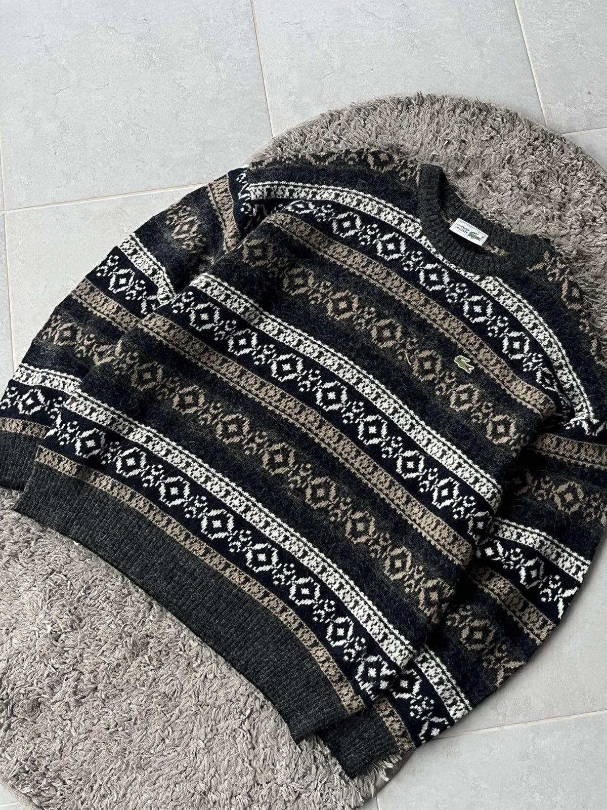 Lacoste 90’S Vintage Knitwear Lacoste Streetwear Size US M / EU 48-50 / 2 - 2 Thumbnail