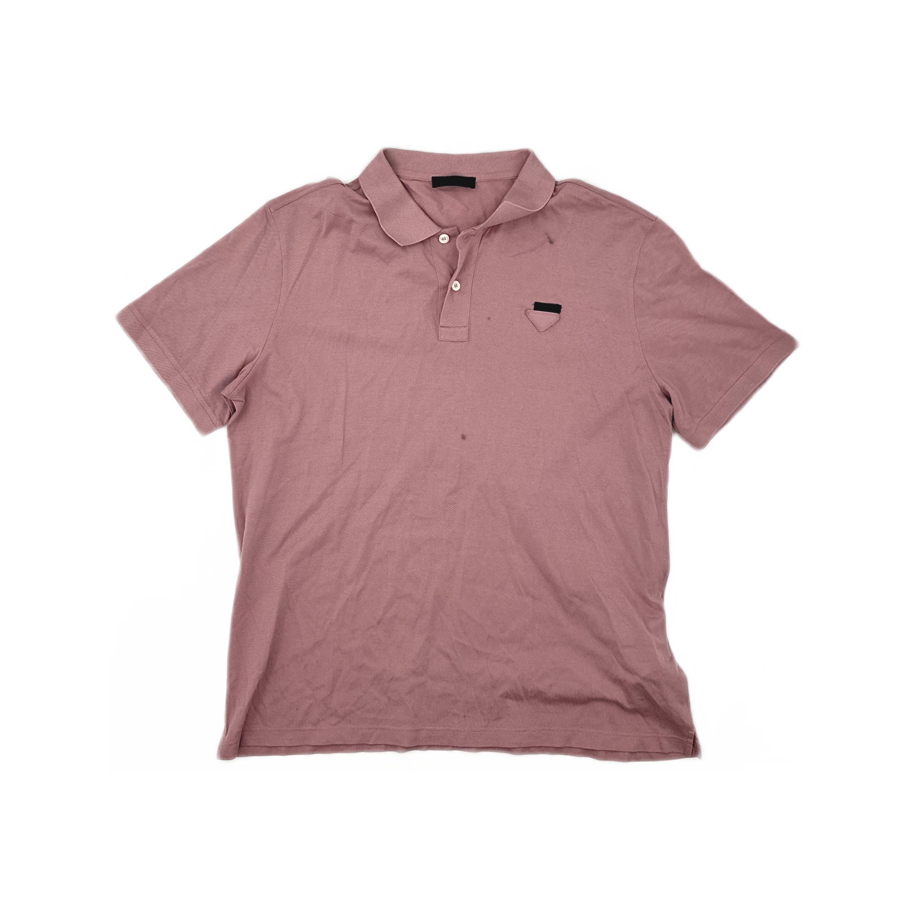 Prada Prada Pink Polo Shirt US XXL Size US XXL / EU 58 / 5 - 1 Thumbnail
