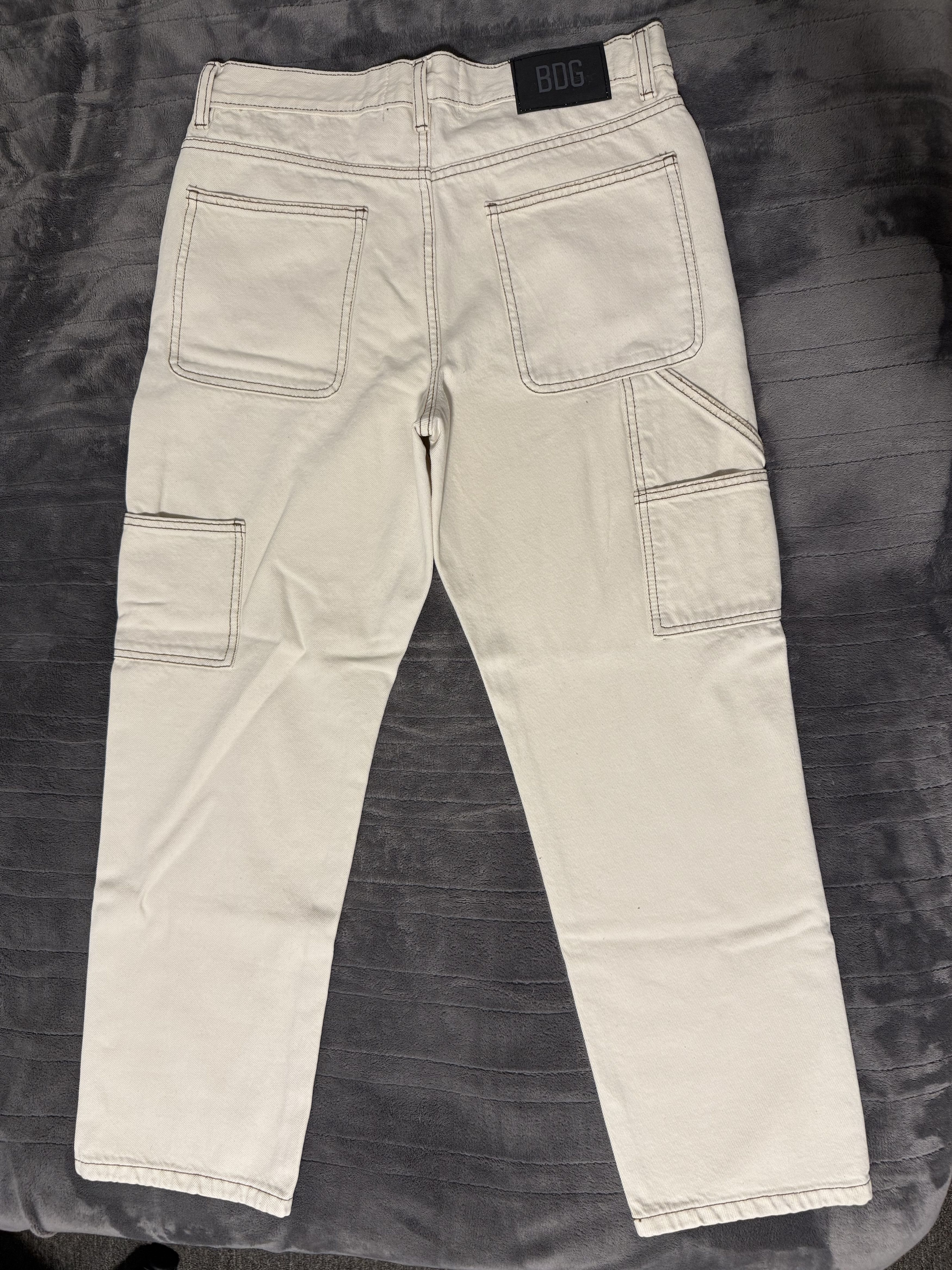 Bdg BDG Offwhite (Cream?) Cotton Jeans Size US 30 / EU 46 - 2 Thumbnail
