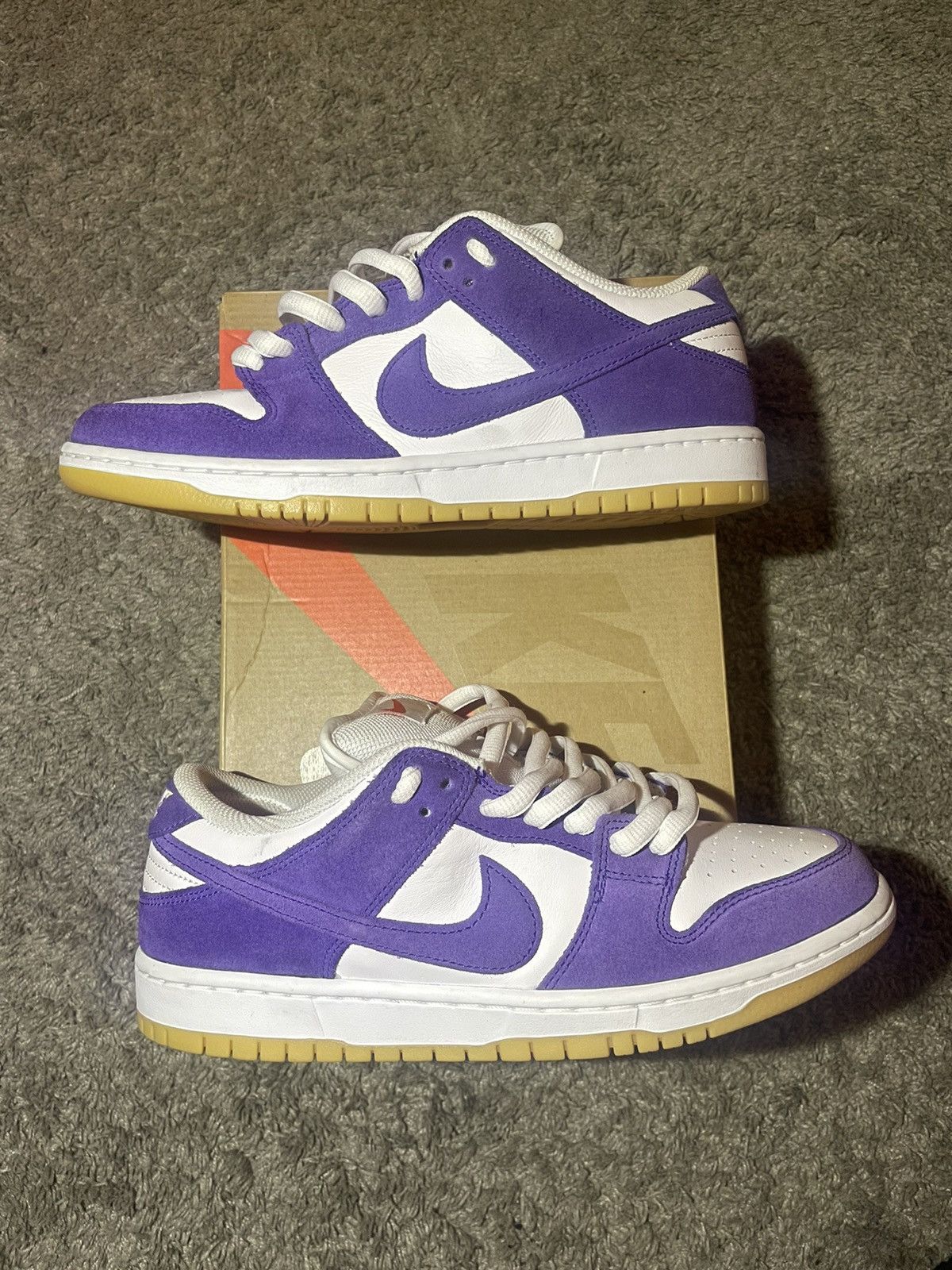 Nike Nike SB Dunk Low Orange Label Court Purple Size US 9.5 / EU 42-43 - 2 Thumbnail