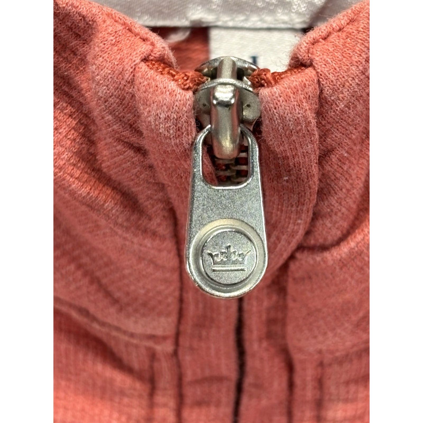 Peter Millar Peter Millar 1/4 Zip Pullover Shirt Men’s Large Cotton Blend Golf Slub Knit Coral/orangish Pink Mens Size US L / EU 52-54 / 3 - 3 Thumbnail