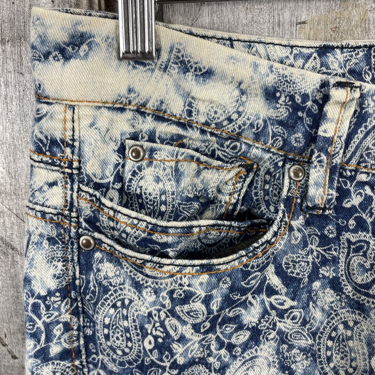 Japanese Brand × Vintage Vintage Japanese Paisley Pants Size 31" - 5 Thumbnail
