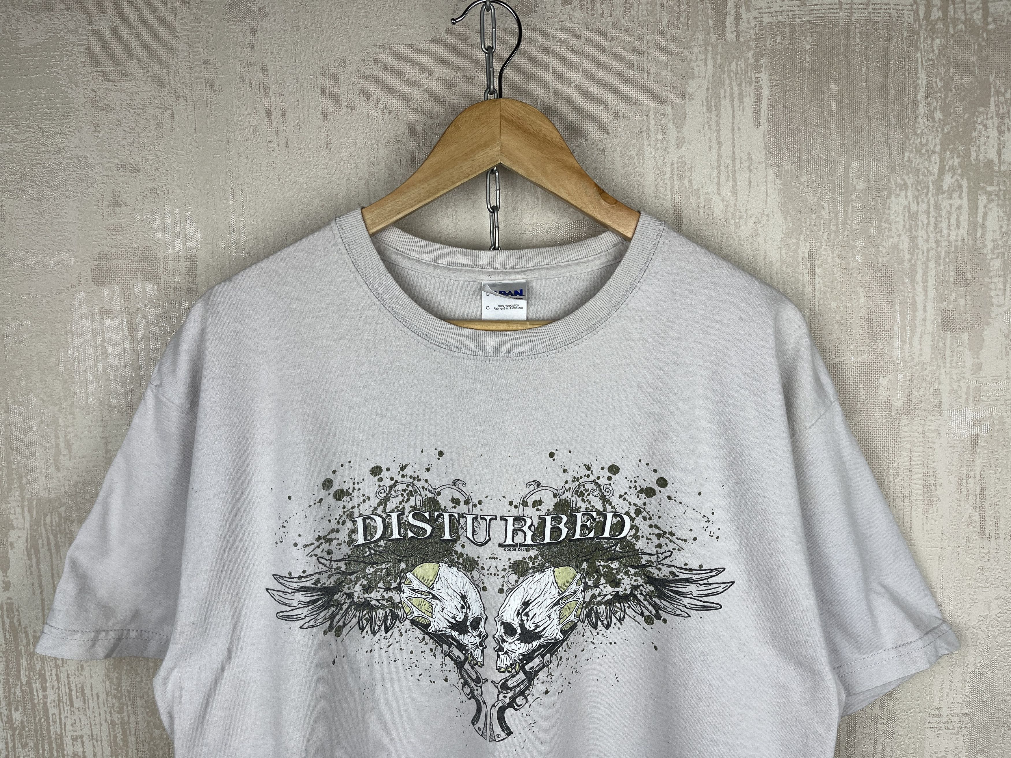 Band Tees Vintage Disturbed Band 2008 T-shirt Size US L / EU 52-54 / 3 - 1 Thumbnail