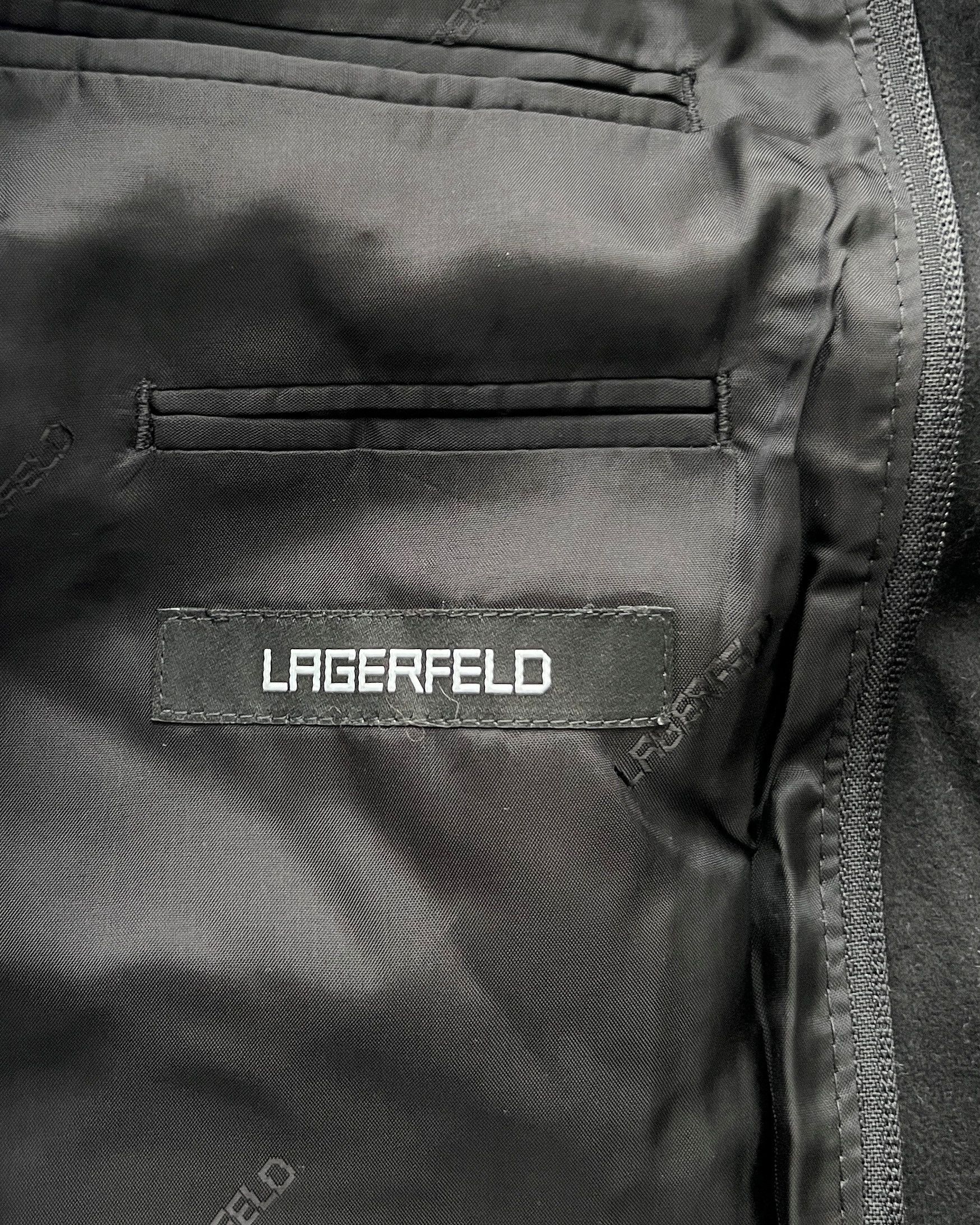 Karl Lagerfeld KARL LAGERFELD WOOL BLAZER JACKET Size US M / EU 48-50 / 2 - 7 Thumbnail