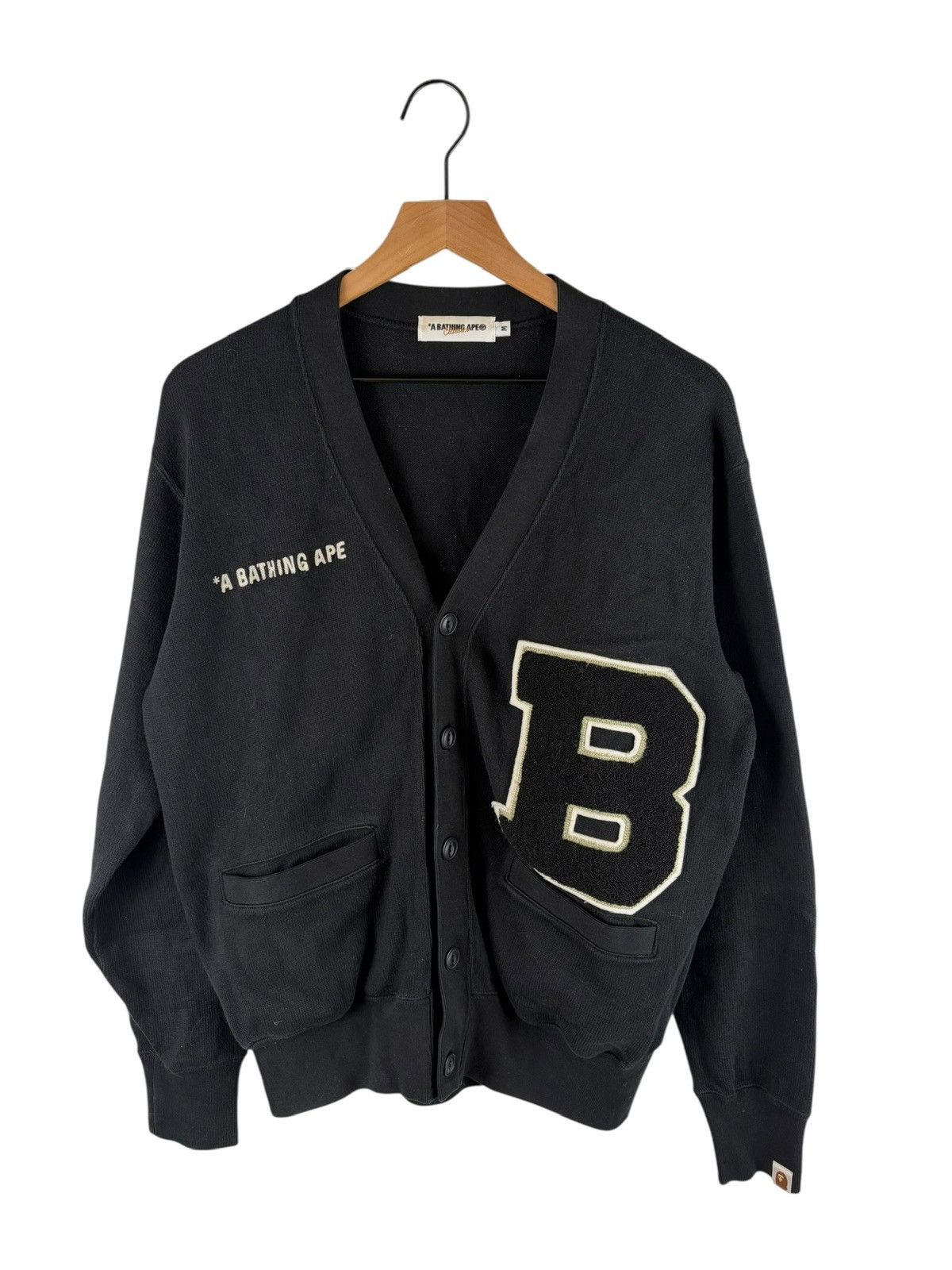 Bape Bape B Logo Cardigan Size US M / EU 48-50 / 2 - 1 Thumbnail