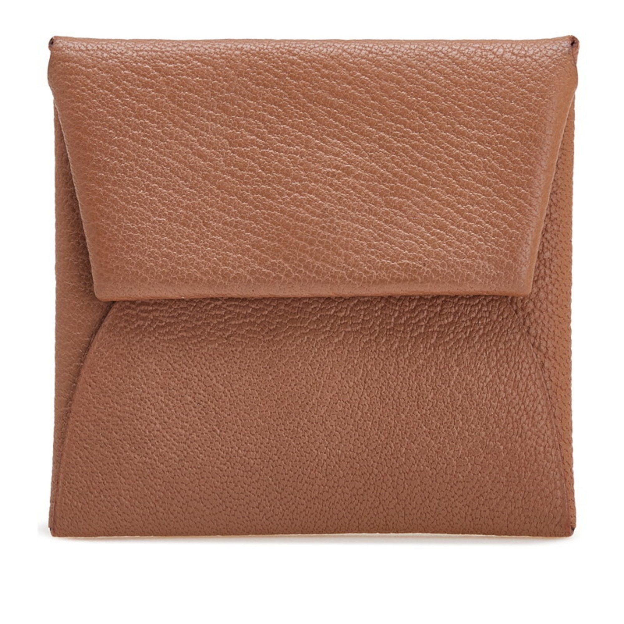 Hermes Hermès Bastia Wallet/Coin Purse, Quebraco Brown Chevre, Women's, HERMES Size ONE SIZE - 1 Thumbnail