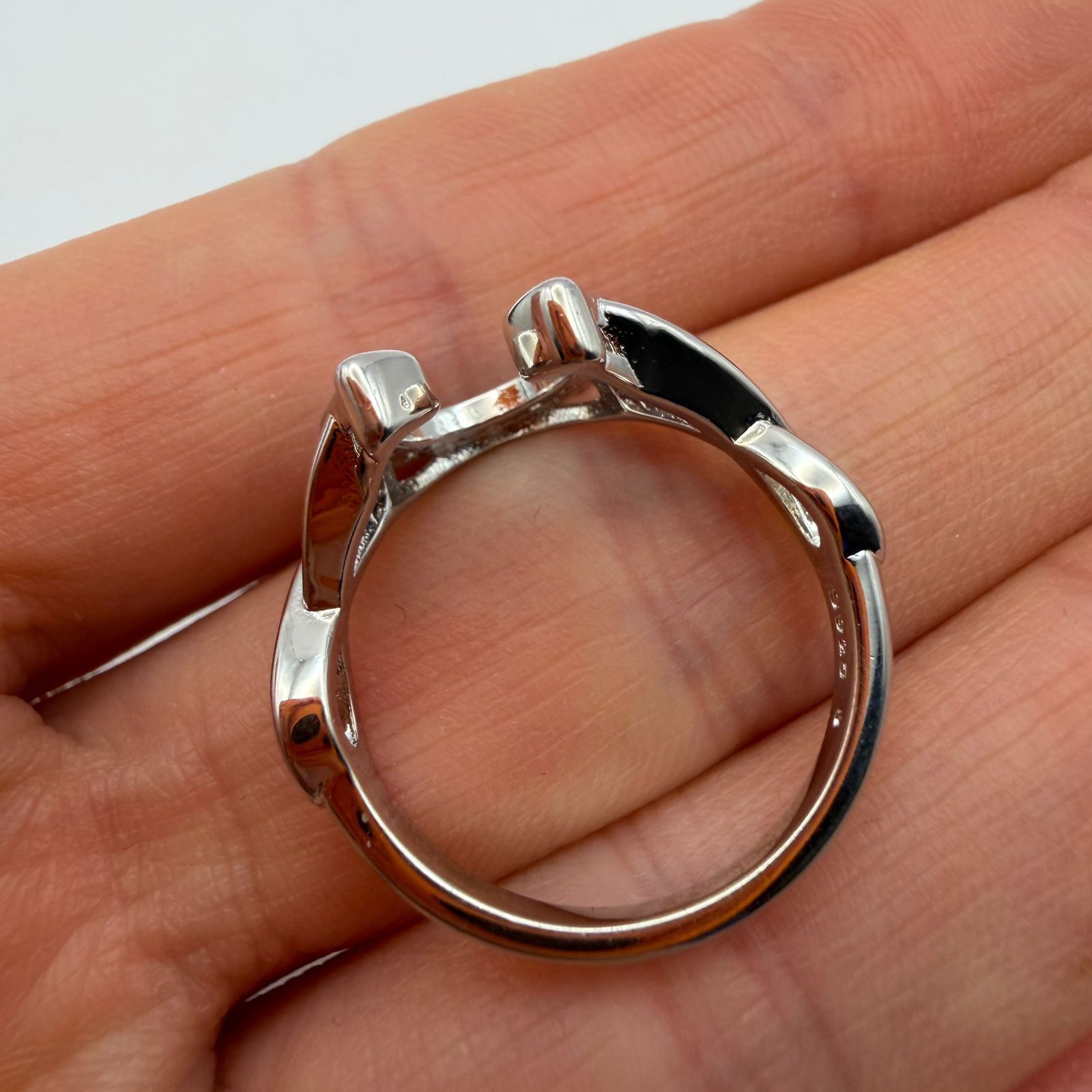 Sterling Silver 925 Sterling Silver Horseshoe Ring Lucky Charm Size ONE SIZE - 7 Thumbnail