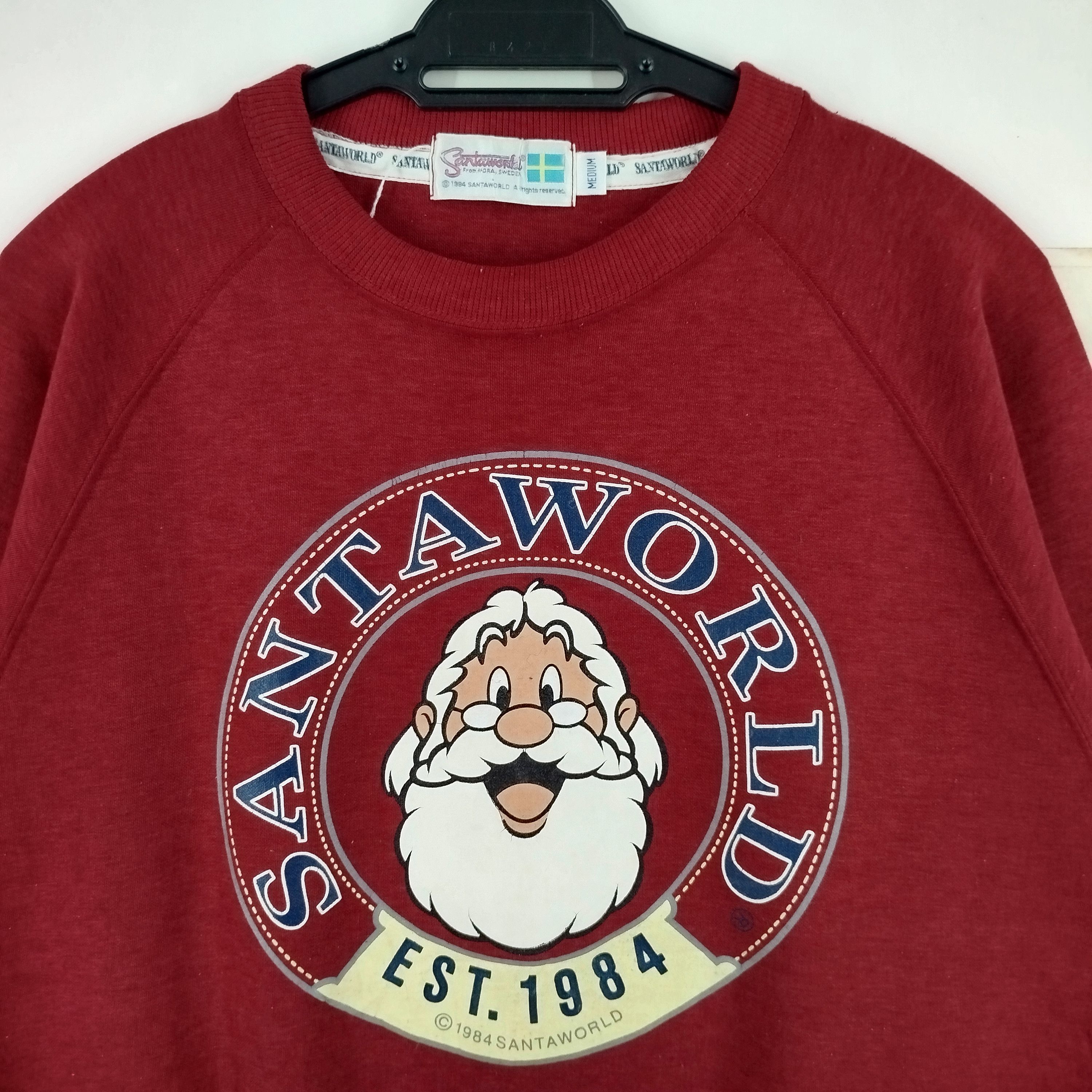 Vintage Vintage SantaWorld Big Logo Sweatshirts Size US M / EU 48-50 / 2 - 2 Thumbnail
