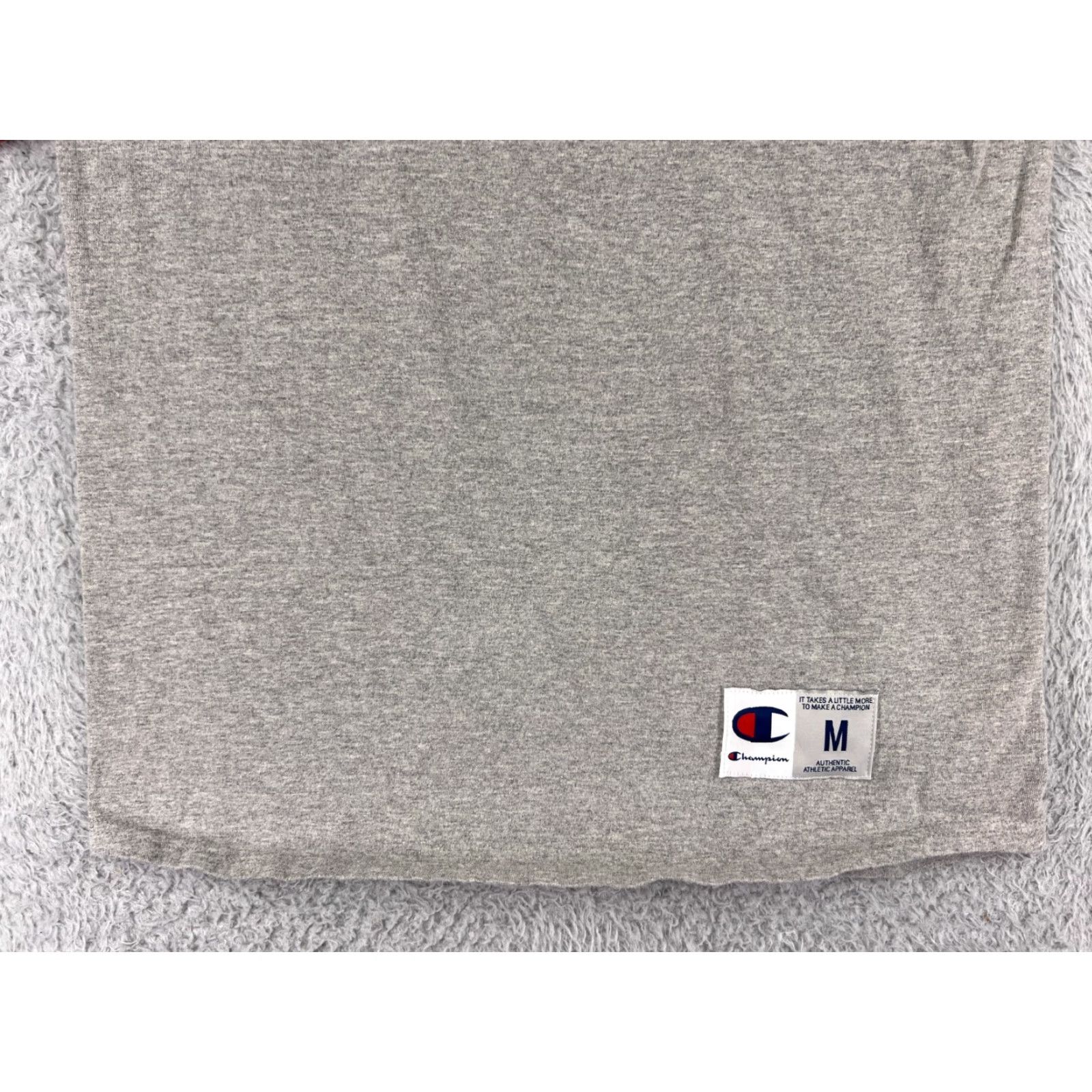 Champion Champion Shirt Men M 3/4 Sleeve Colorblock Red Gray Logo Athletic Cotton T-Shirt, 90s Retro Sports Graphic, Mens Medium Gray Size US M / EU 48-50 / 2 - 6 Thumbnail