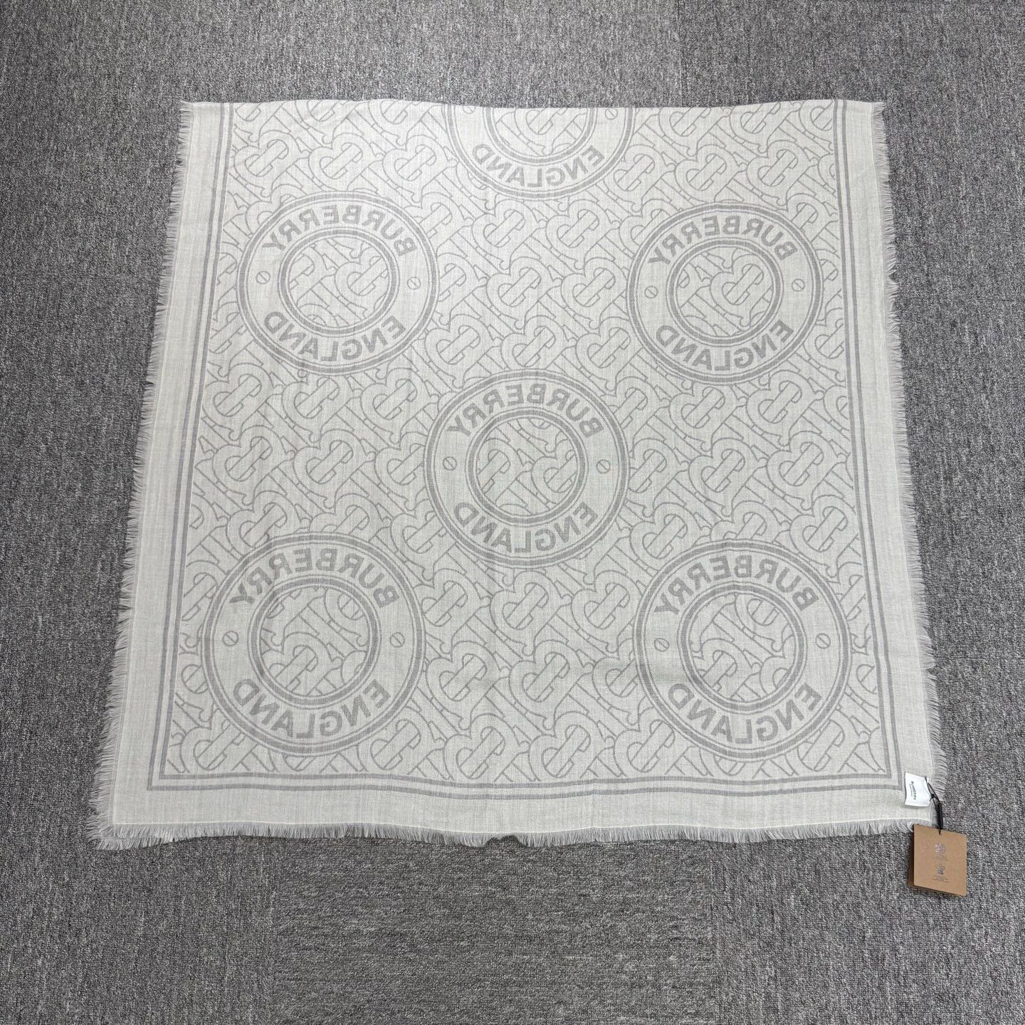 Burberry Burberry Metal Montage Cashmere Scarf 98NWT Stain Size ONE SIZE - 3 Thumbnail