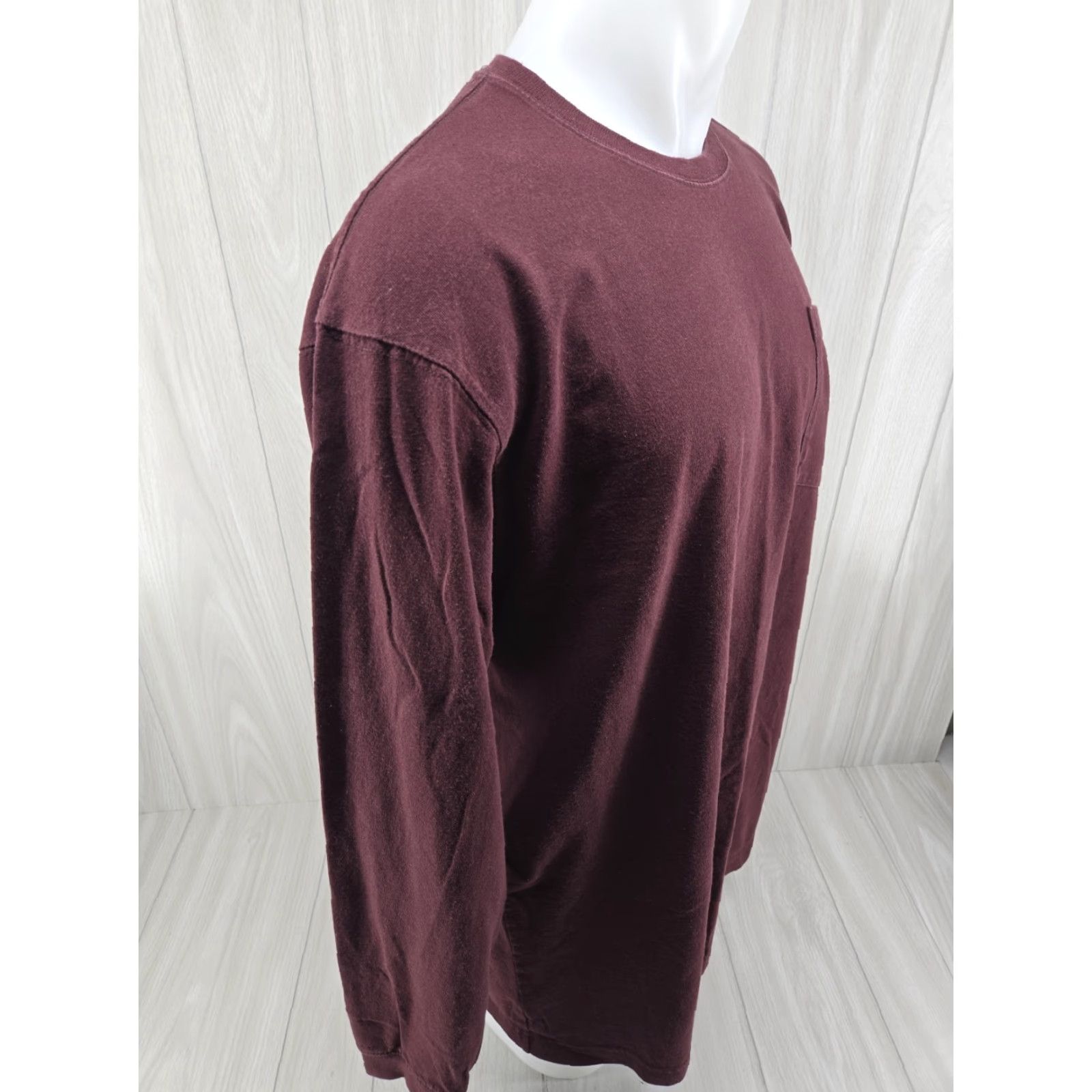 Carhartt Carhartt T-Shirt Men’s XL Tall Maroon Original Fit Long Sleeve Casual Thick Shirt Size US XL / EU 56 / 4 - 6 Thumbnail