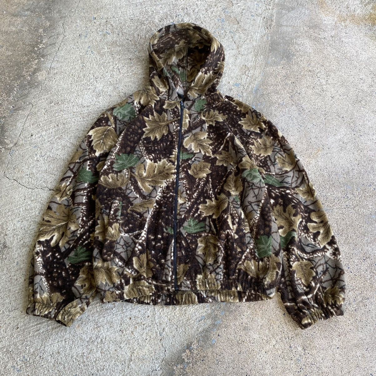 Realtree × Vintage Vintage Y2K Camo Realtree Zip Fleece Jacket Size US M / EU 48-50 / 2 - 2 Thumbnail
