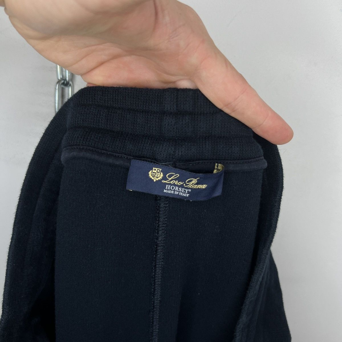 Loro Piana Loro Piana Horsey Cotton Navy Sweatpants Size US 36 / EU 52 - 9 Thumbnail
