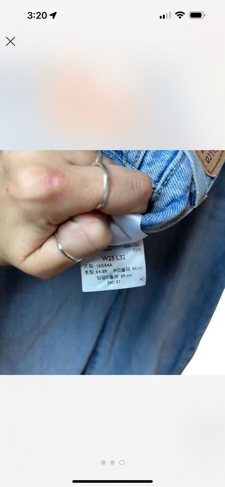 Levi's Vintage Levi’s denim straight fit size 30x32. Size US 30 / EU 46 - 3 Thumbnail