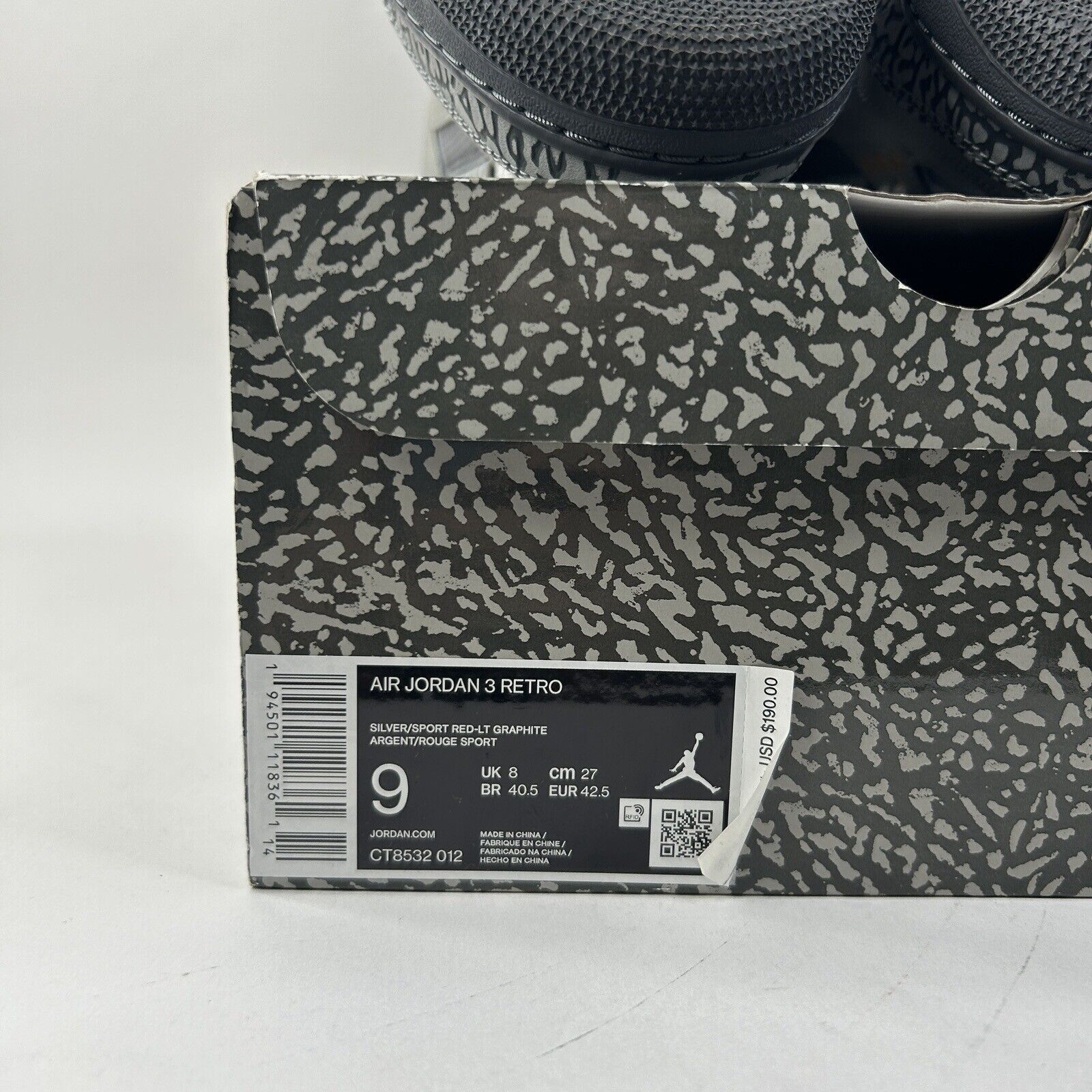 Nike Nike Air Jordan 3 Retro “Cool Grey” 2024 Size US 9 / EU 42 - 8 Thumbnail