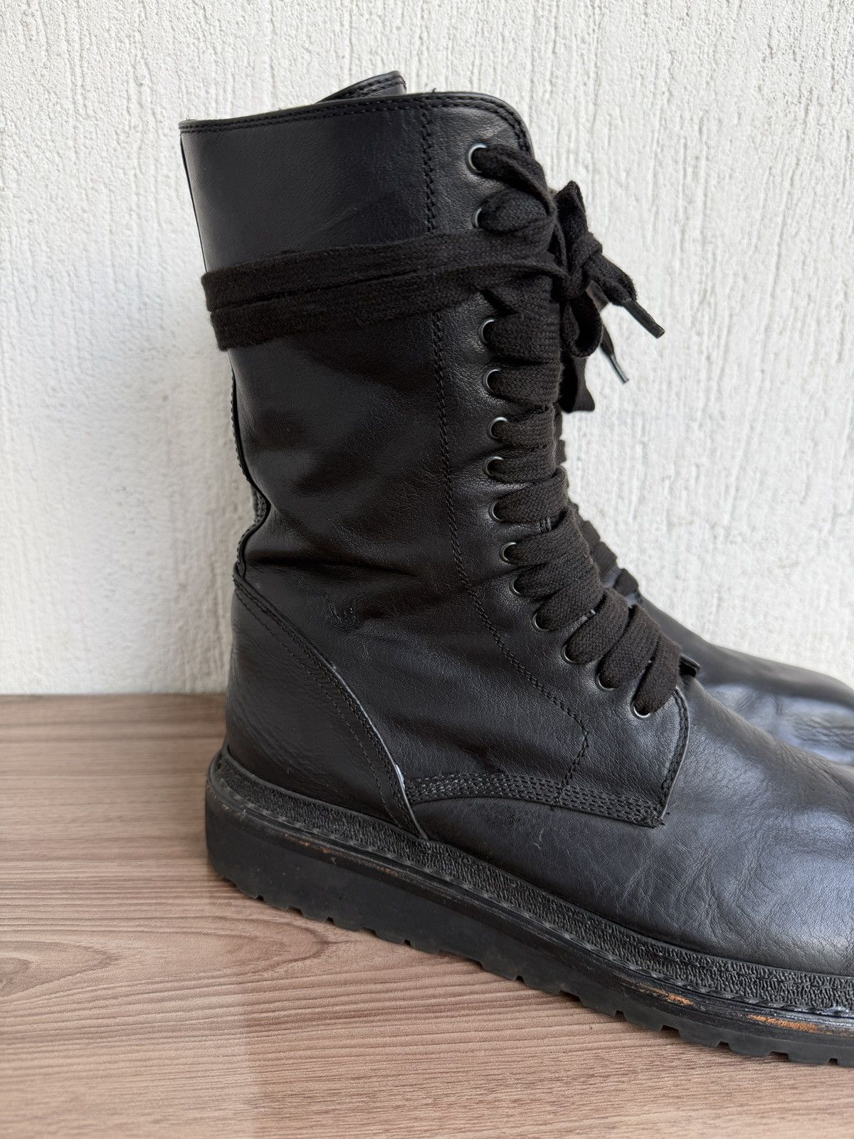 Ann Demeulemeester 🔥rare runaway combat boots Size US 11 / EU 44 - 10 Thumbnail