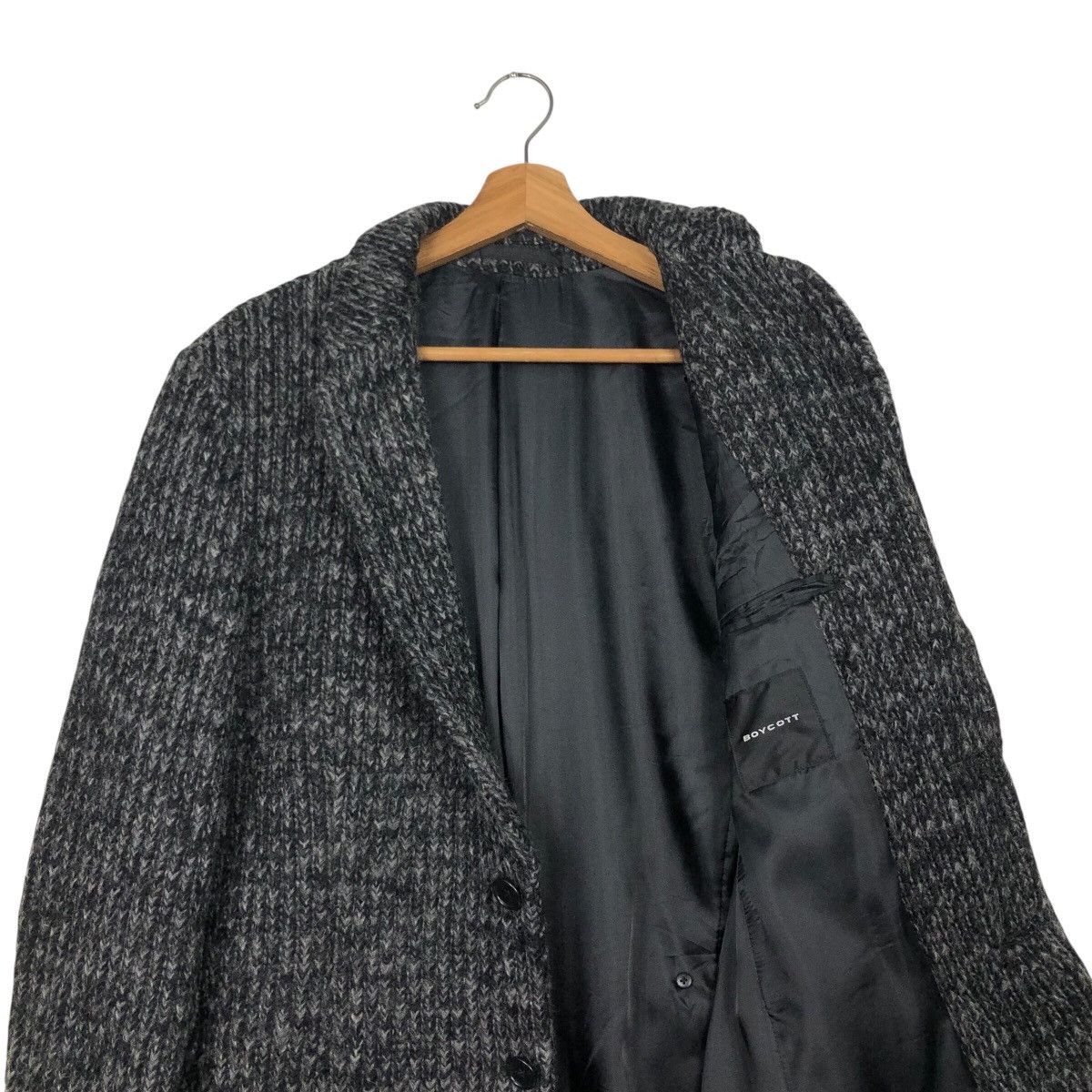 Japanese Brand 📌Vintage Knit Work Chore Jacket Boycott Issey Miyake Size US M / EU 48-50 / 2 - 13 Thumbnail