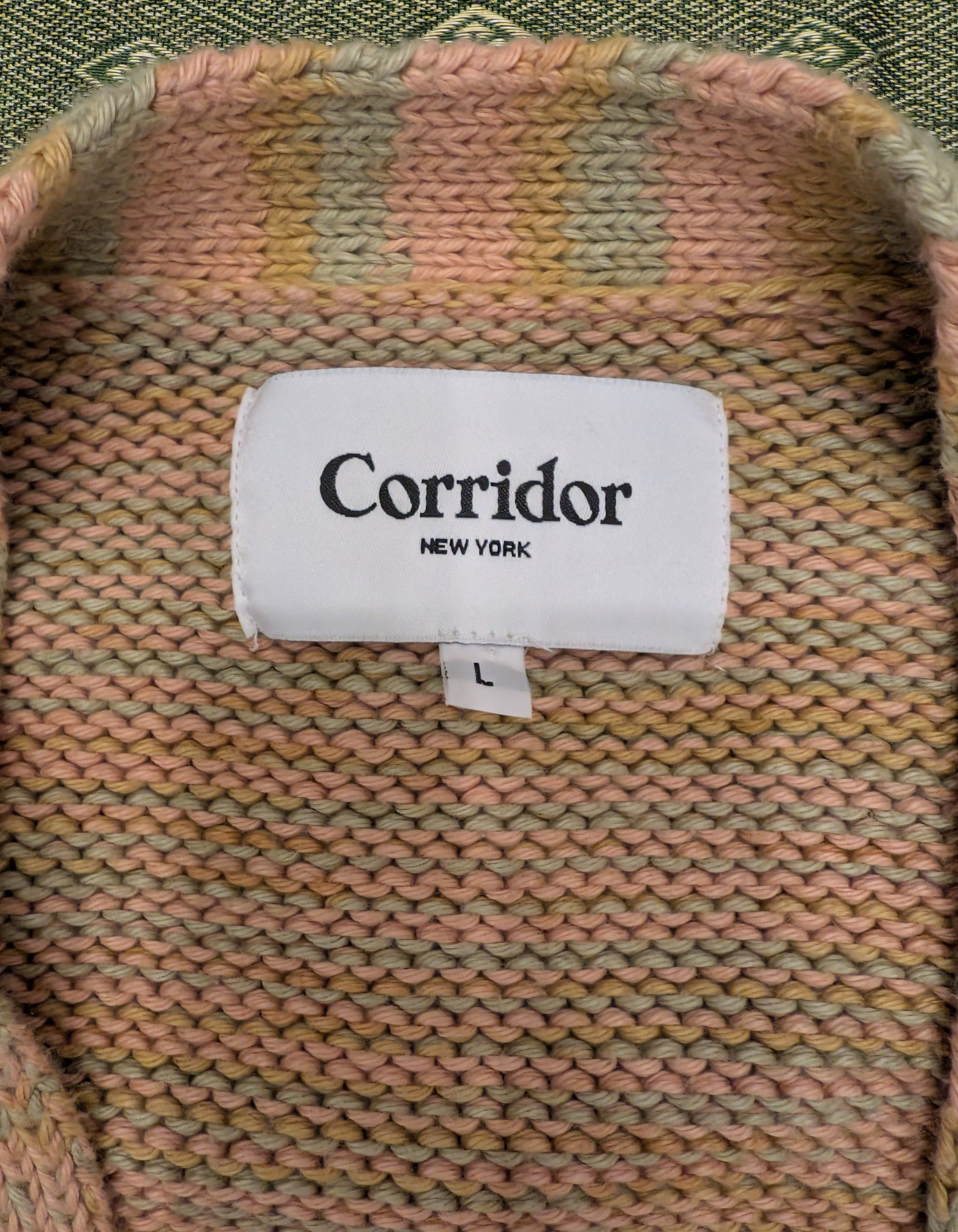 Other SOLD OUT Corridor Tequila Sunrise Space Dyed Knit Cardigan Size L / US 10 / IT 46 - 3 Thumbnail