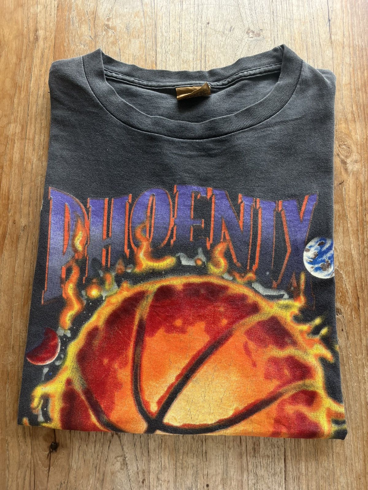 NBA × Nutmeg × Vintage Vintage PHOENIX SUNS 1993 NBA by Nutmeg tshirt Size US XL / EU 56 / 4 - 1 Thumbnail