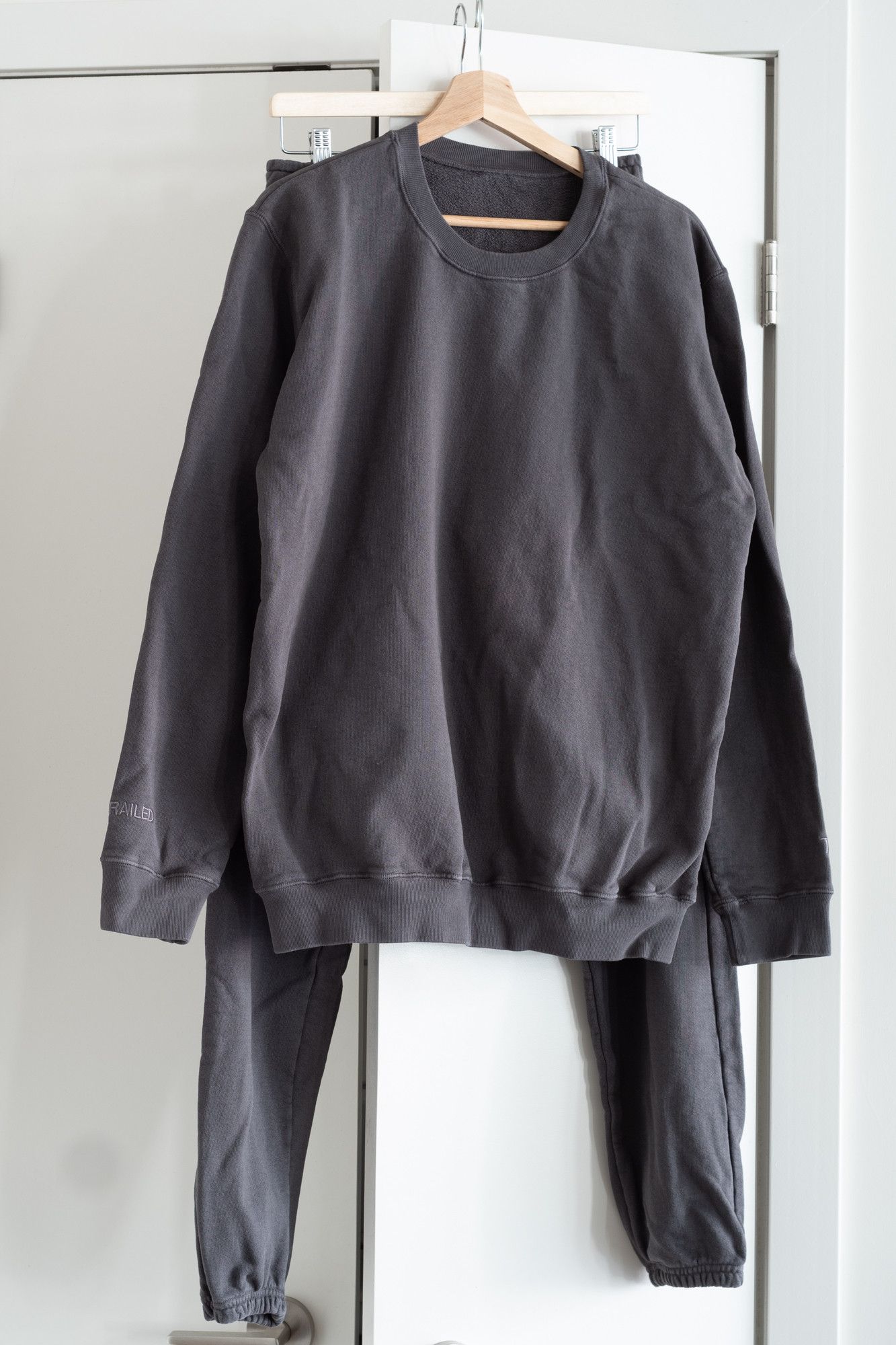image of Grailed x Standard Issue NYC Staff Sweatsuit in Grey, Men's (Size Medium)