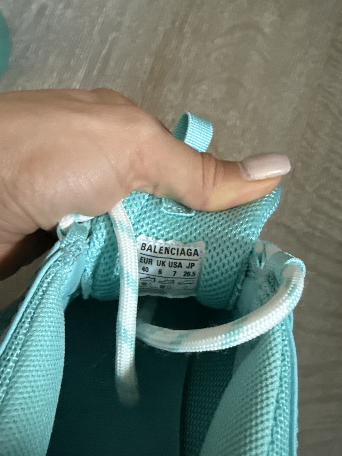 Balenciaga Balenciaga triple S turqouise Size US 7 / IT 37 - 5 Thumbnail