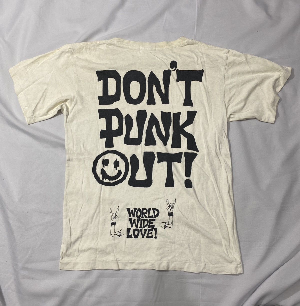 Hysteric Glamour 00’s World Wide Love Skull Punk Death Tshirt Size US M / EU 48-50 / 2 - 3 Thumbnail