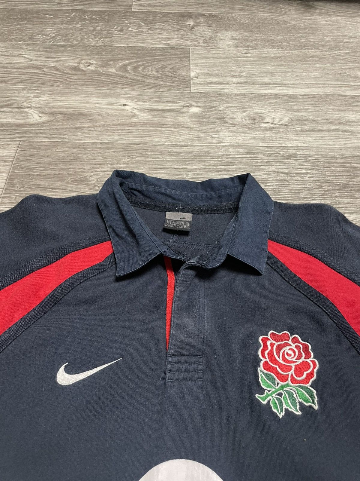 Nike Vintage Nike O2 England Rugby Jersey Polo Shirt Size US XL / EU 56 / 4 - 7 Thumbnail