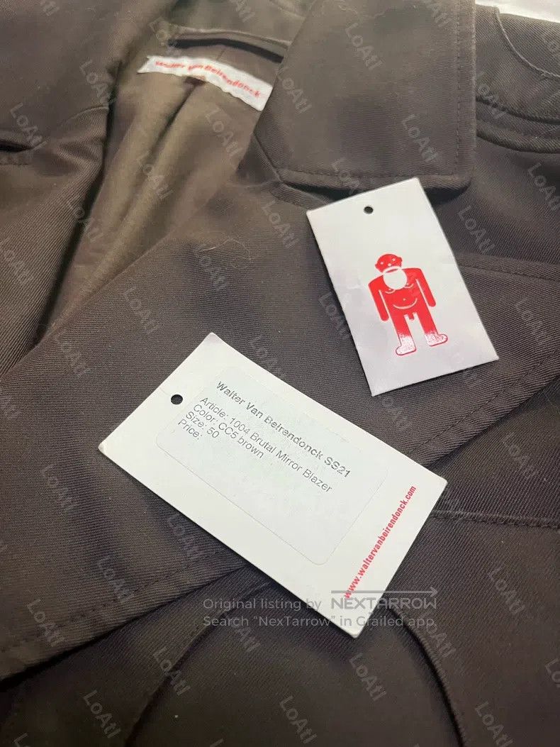 Walter Van Beirendonck Walter Van Beirendonck 21ss mirror coffee suit Size 50R - 5 Thumbnail