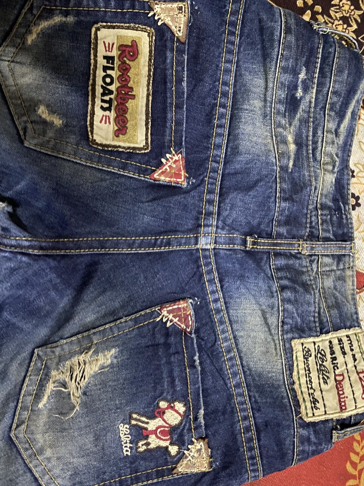 Other Lolita jeans Double Waist Distressed Size US 34 / EU 50 - 8 Thumbnail