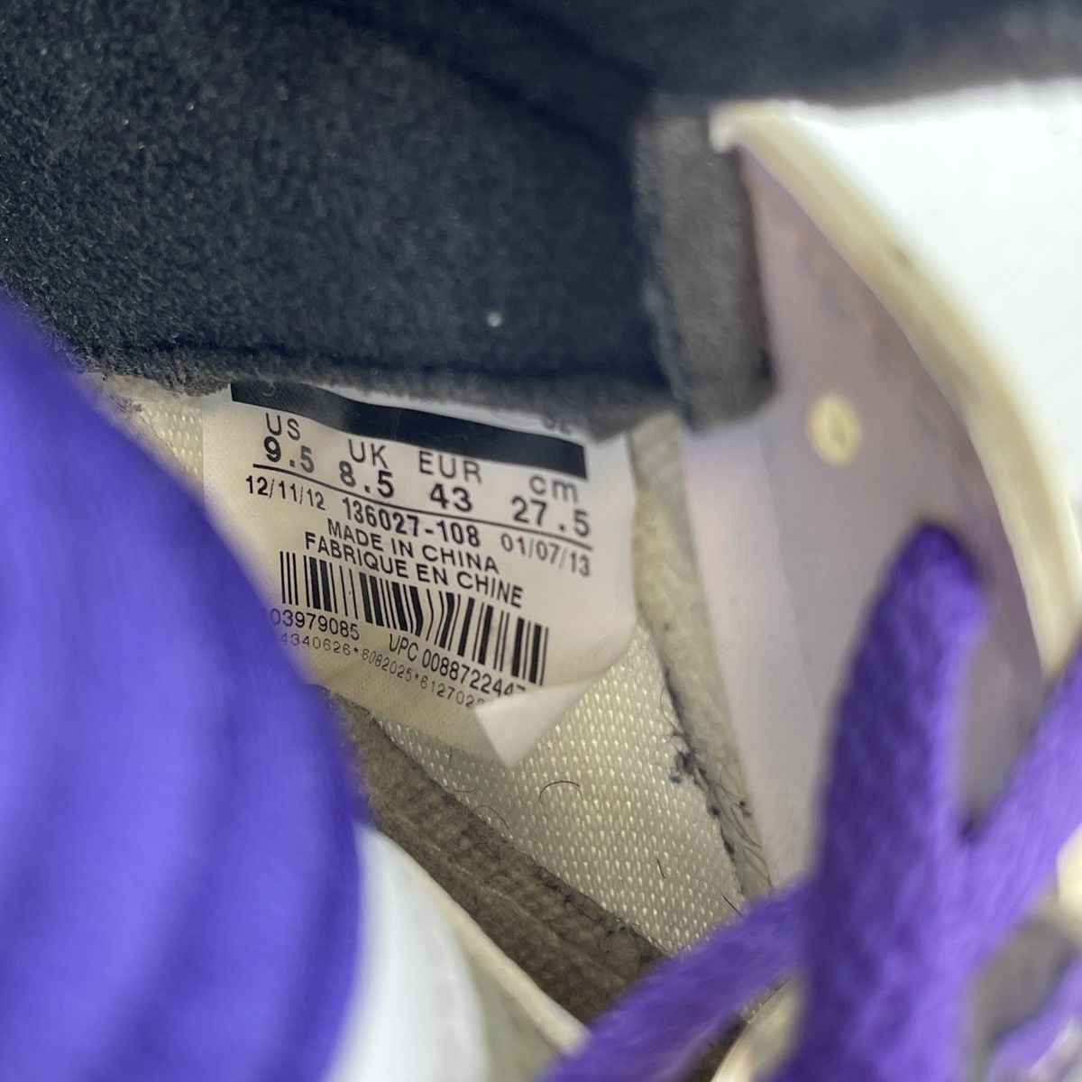 Jordan Brand Air Jordan 5 grape Size US 9.5 / EU 42-43 - 8 Thumbnail