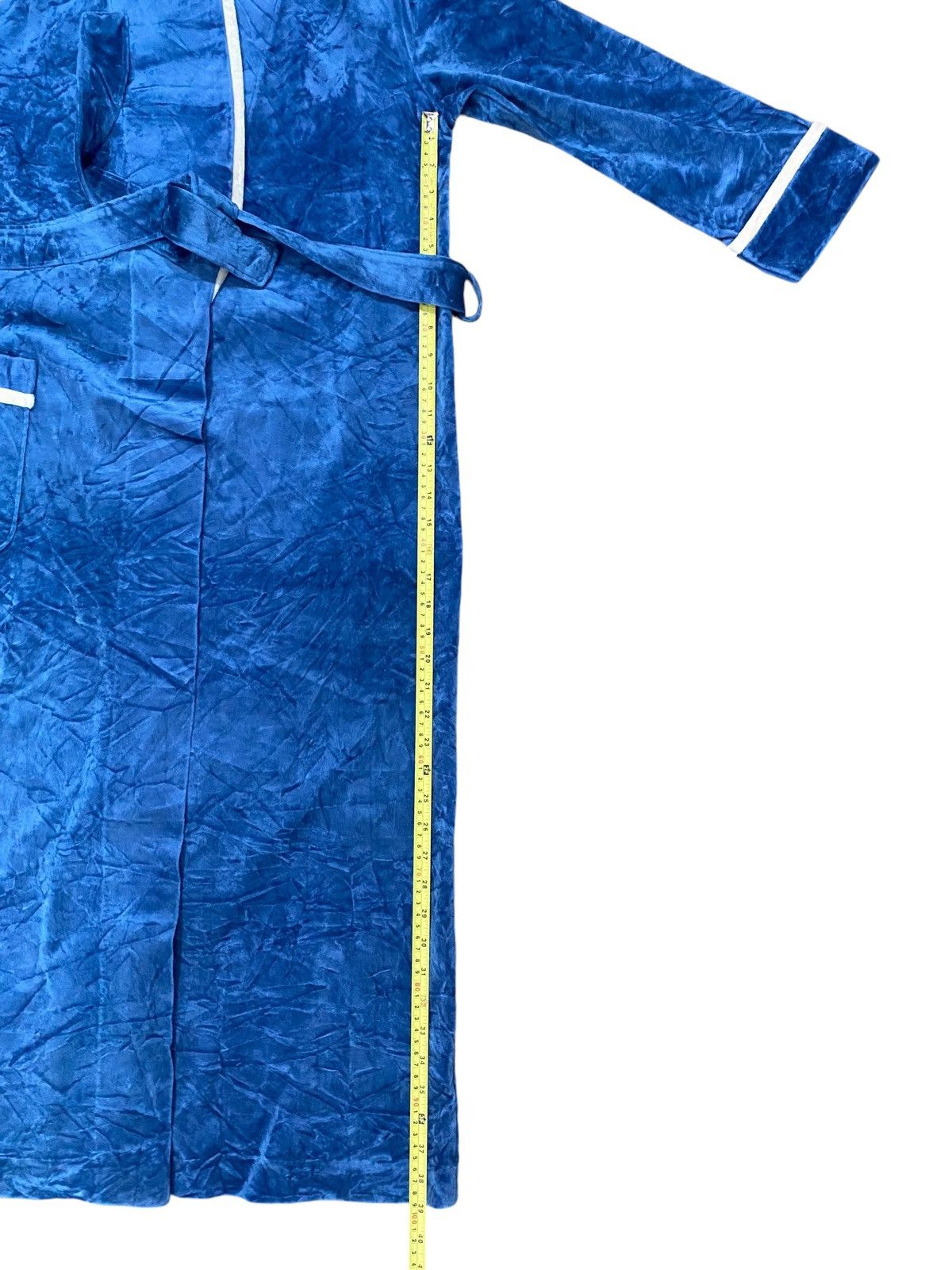 Designer × If Only Was True × Japanese Brand Vtg ELLE CHANTE Bath Rope Velvet Size 22" - 19 Thumbnail