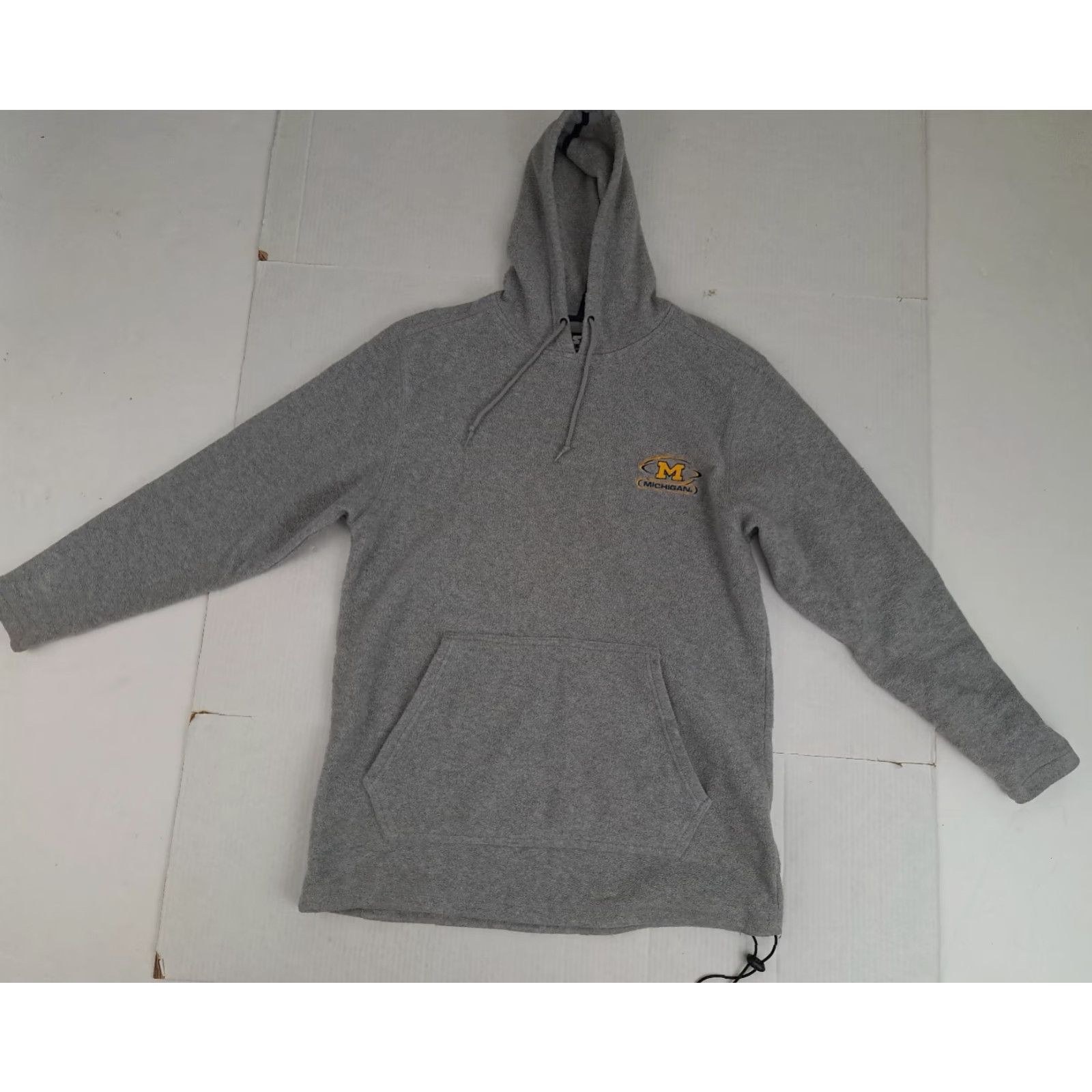 Starter VINTAGE Michigan Wolverines Hooded 1/4 Zip Embroidered Warm-Up LG Starter Size US L / EU 52-54 / 3 - 2 Thumbnail