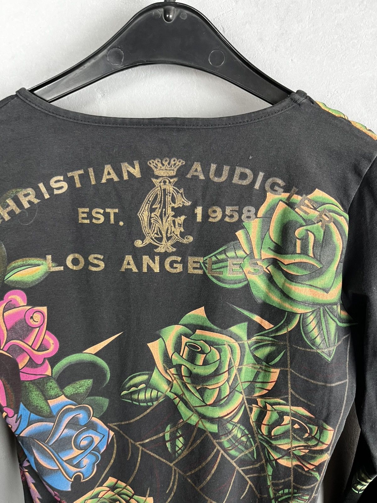 Christian Audigier Christian audigier long sleeve vintage size L Size M / US 6-8 / IT 42-44 - 11 Thumbnail
