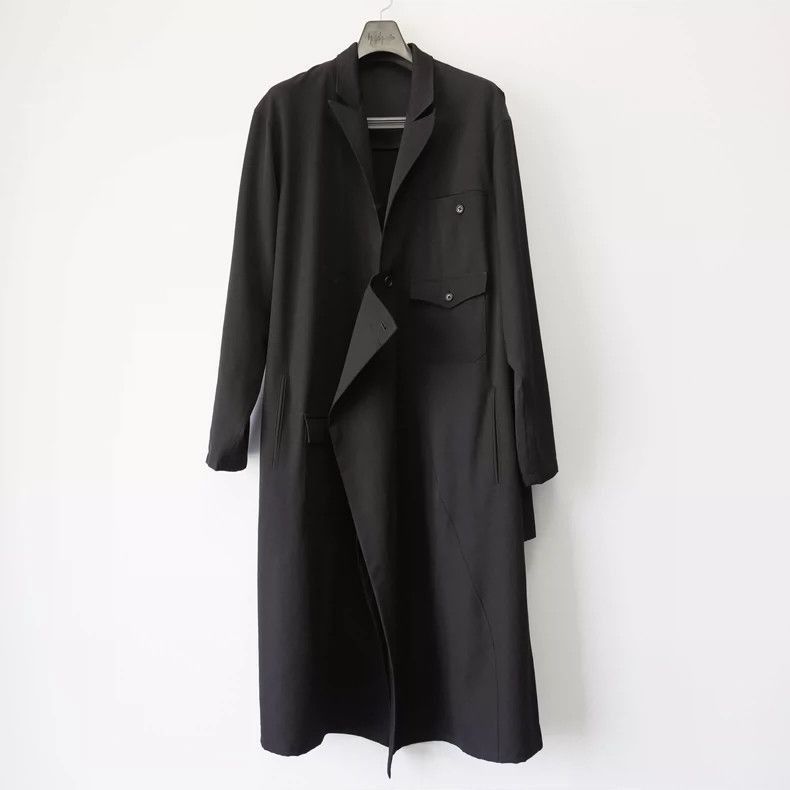 Yohji Yamamoto YohjiYamamoto 2017SS long front short back coat-2505 Size US L / EU 52-54 / 3 - 1 Thumbnail