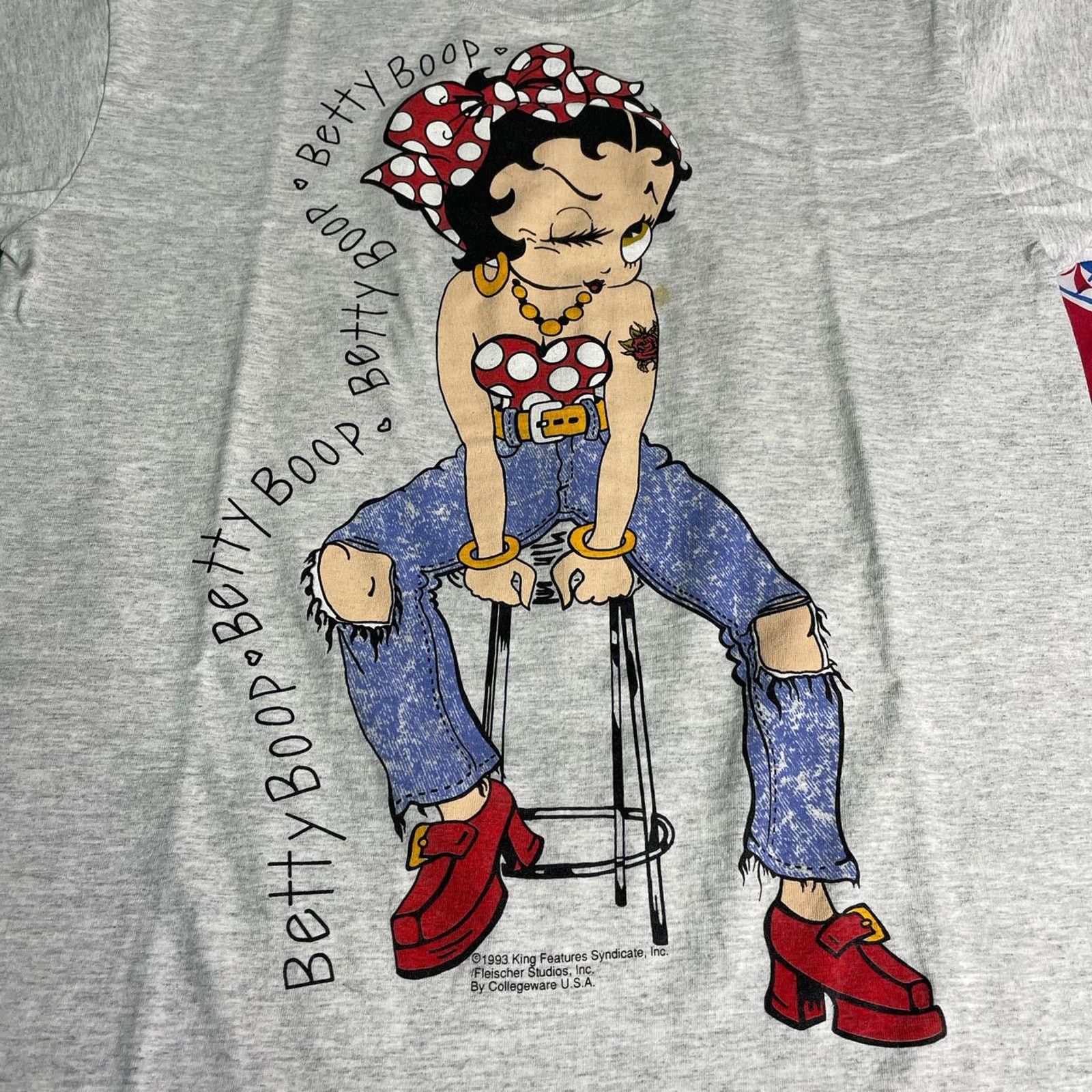 Vintage Vintage 1993 Betty Boop King Features Cartoon TV Movie Tee Size US L / EU 52-54 / 3 - 3 Thumbnail