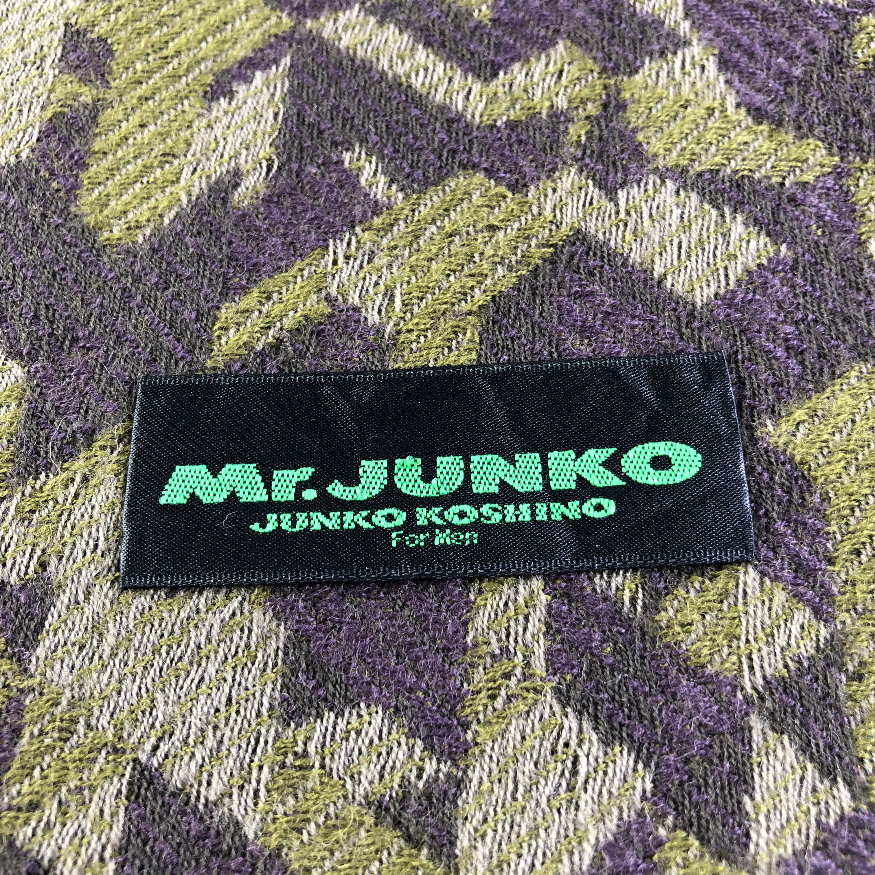 Mr. Junko Junko Koshino Wool Scarf Muffler V2717 Size ONE SIZE - 5 Thumbnail