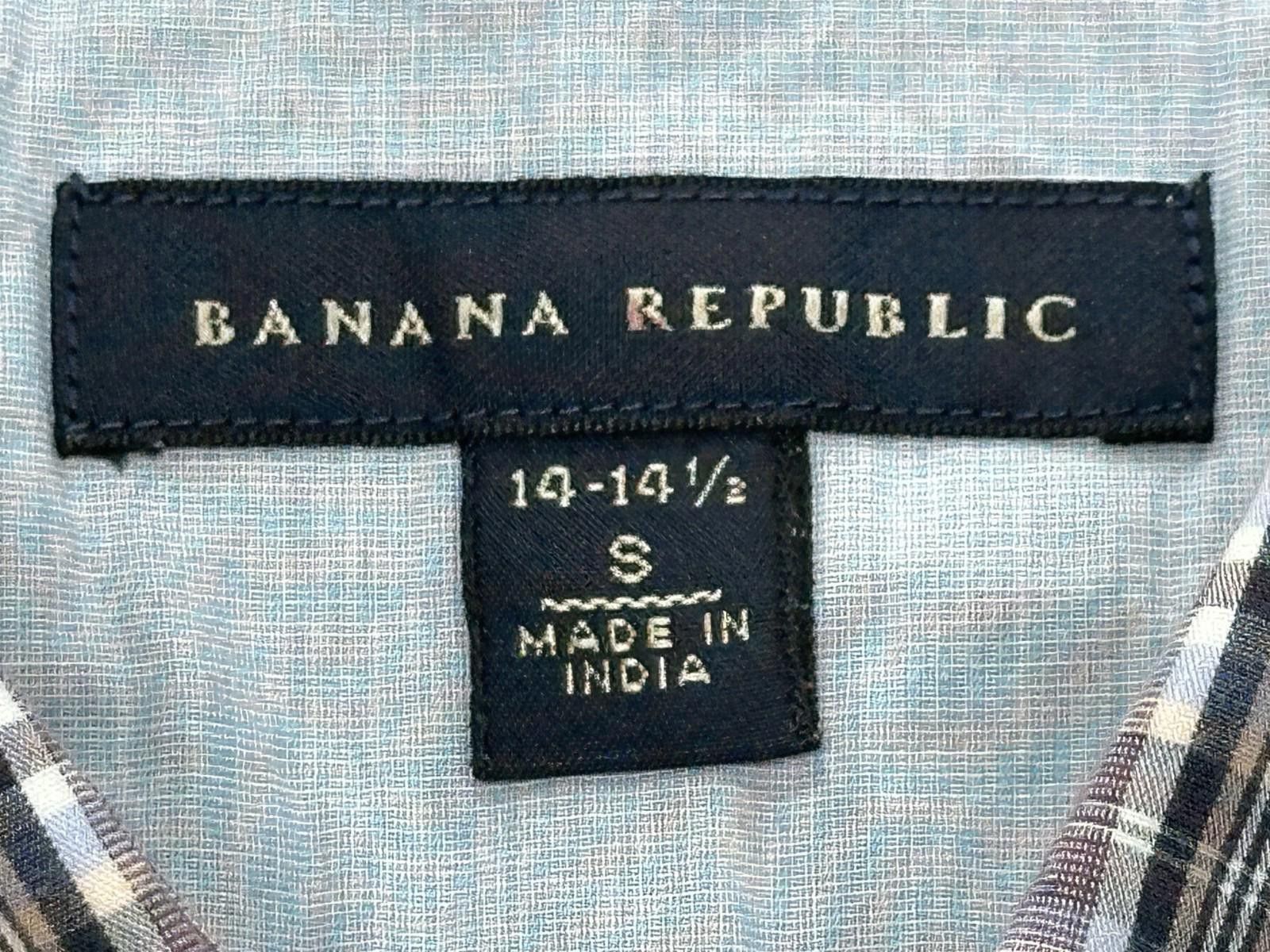 Banana Republic Banana Republic Cotton Brown Plaid Button Up Shirt Mens S Size US S / EU 44-46 / 1 - 7 Thumbnail