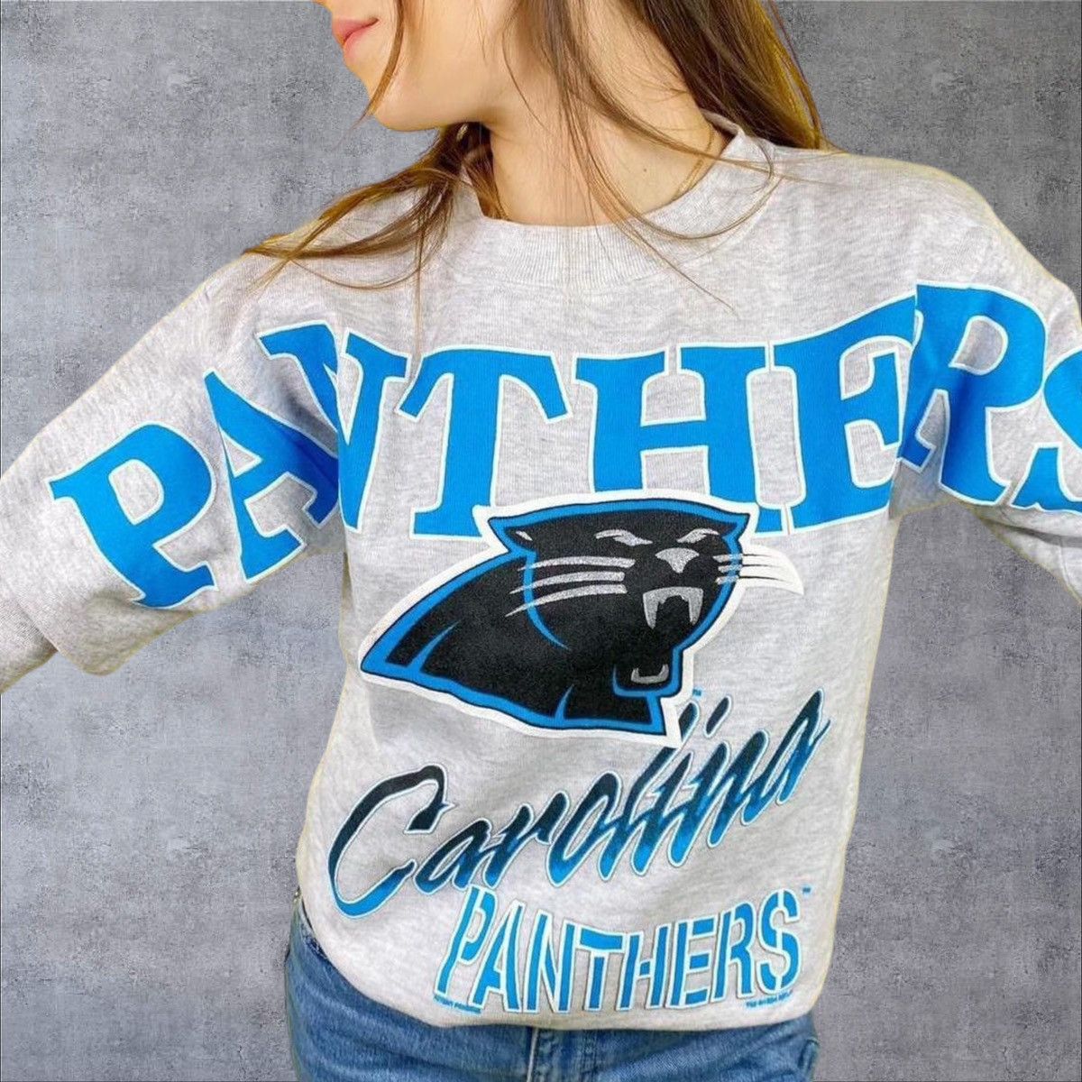 Vintage Vintage Carolina Panthers Sweatshirt Size S / US 4 / IT 40 - 3 Thumbnail