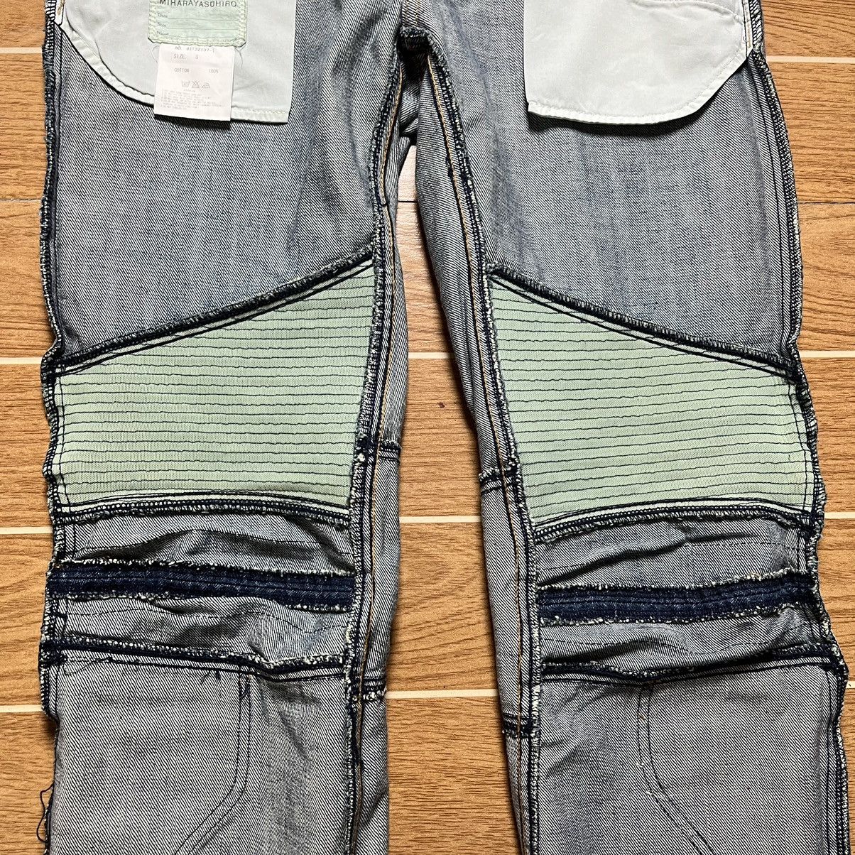 Maison MIHARA YASUHIRO Archive Miharayasuhiro Biker Denim Jeans Size US 32 / EU 48 - 18 Thumbnail