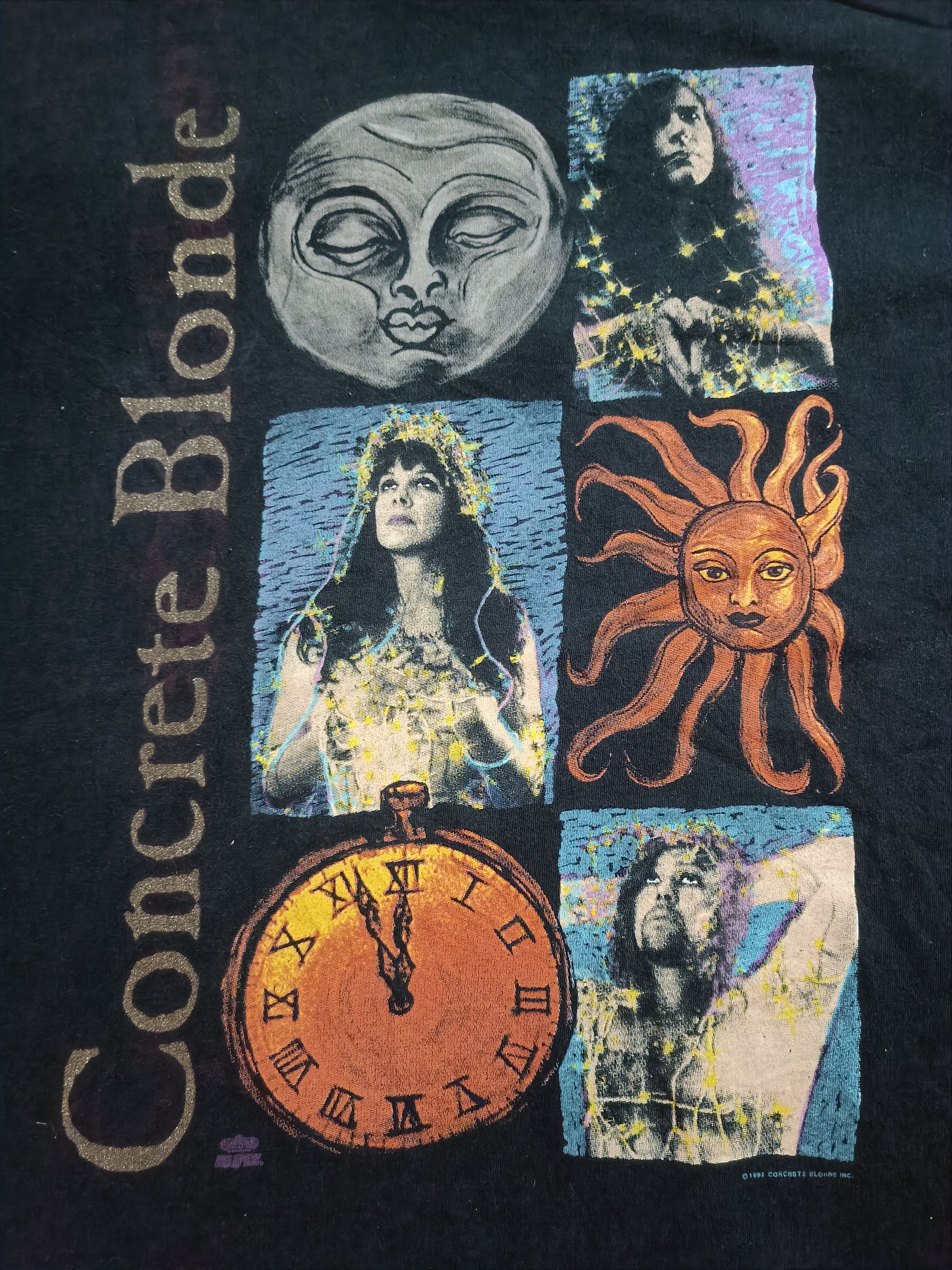 Band Tees ♦️Vintage Concrete Blonde - Walking The Wolrd 1992 T Shirt Size US XL / EU 56 / 4 - 4 Thumbnail