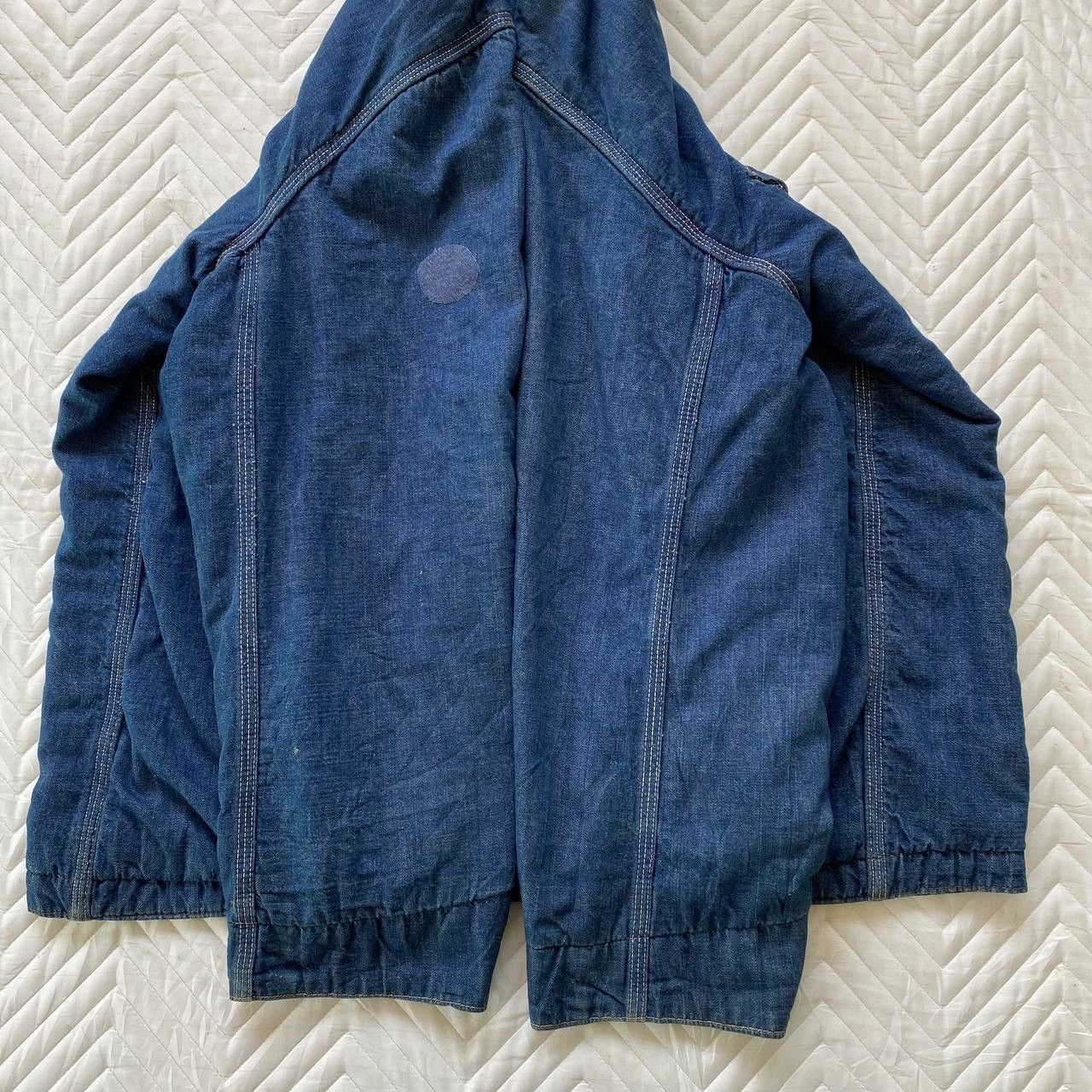 Sears True Vintage 50s Sears Denim Chore Jacket Size US XL / EU 56 / 4 - 4 Thumbnail