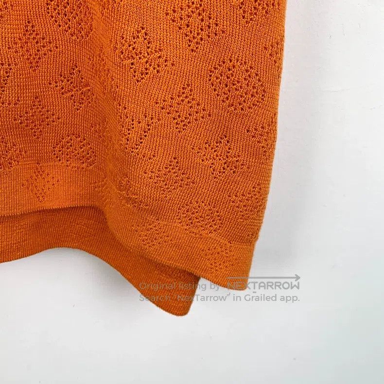 Louis Vuitton Louis Vuitton 24 orange knit cut-out logo presbyopic cotto Size US XL / EU 56 / 4 - 4 Thumbnail