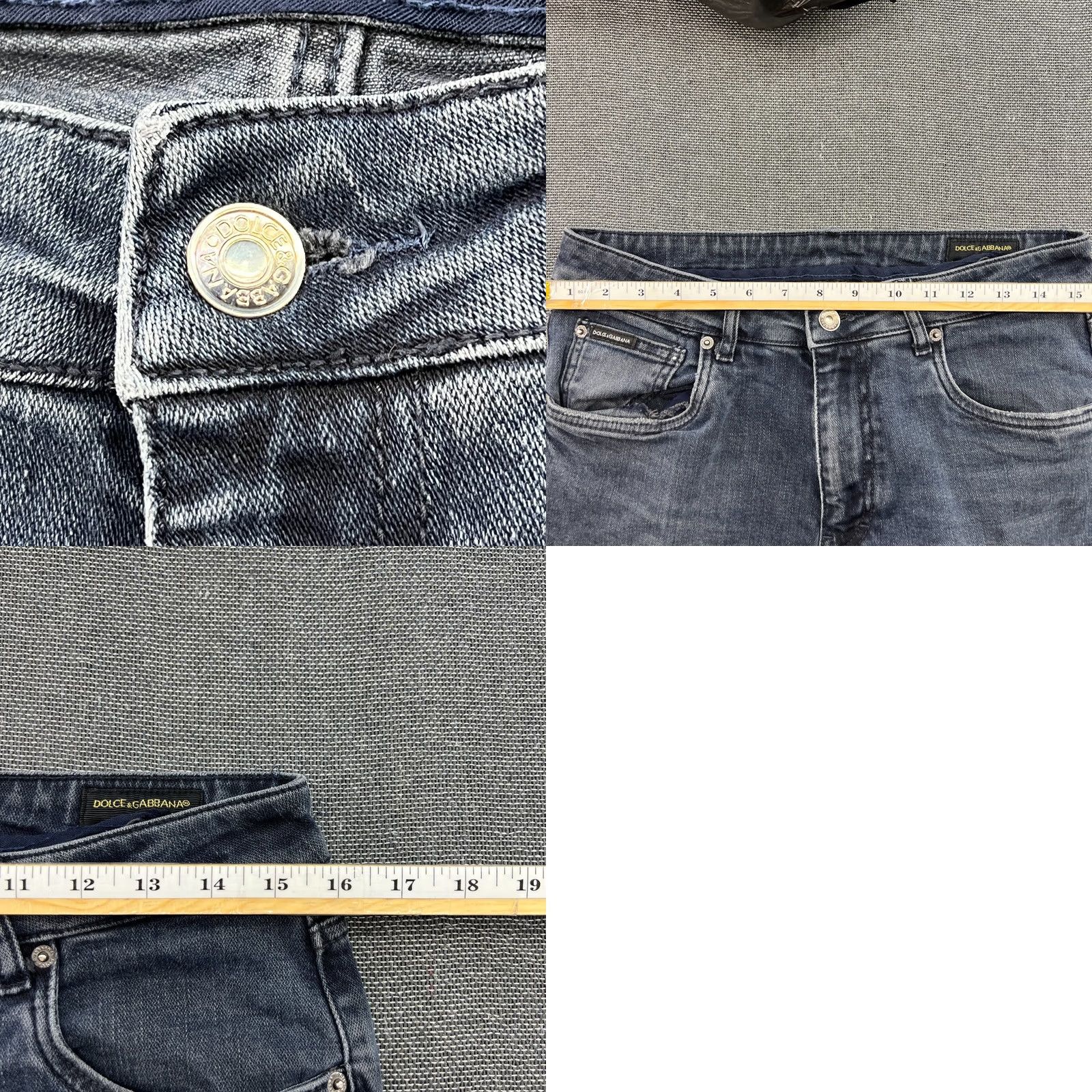Dolce & Gabbana Dolce&Gabbana Jeans Womens 32x29 Blue Straight Mid Rise Denim Cotton 32 Regular Inseam 29 Vintage: No Womens Jeans Country of Origin: Italy 90s? Size 24" / US 00 / IT 34 - 10 Thumbnail