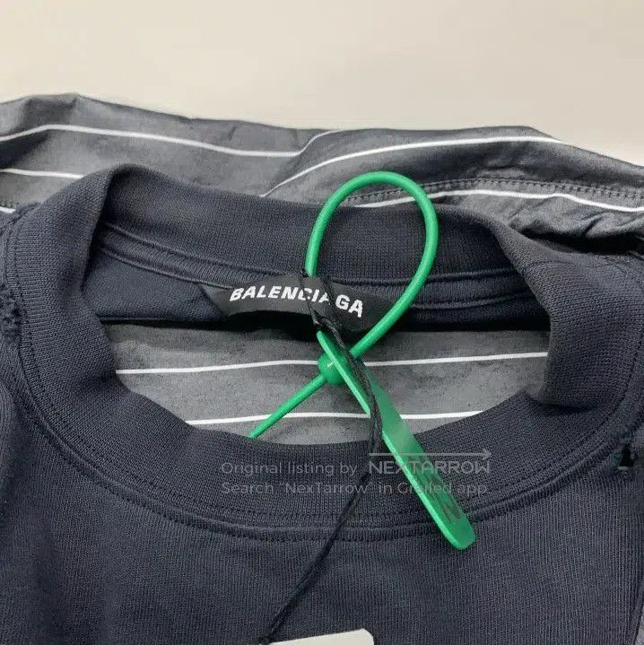 Balenciaga Balenciaga FW22 Striped Long Sleeve Shirt. Size US M / EU 48-50 / 2 - 6 Thumbnail