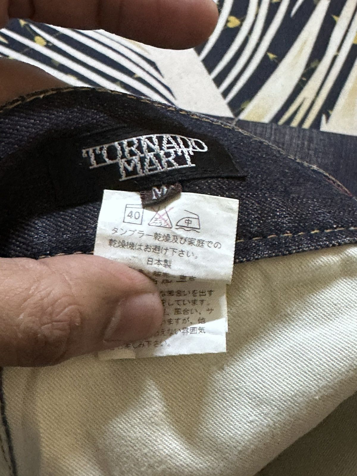 Tornado Mart Vintage Tornado Mart Flare Clawmark Mudwash Denim Size US 33 - 11 Thumbnail